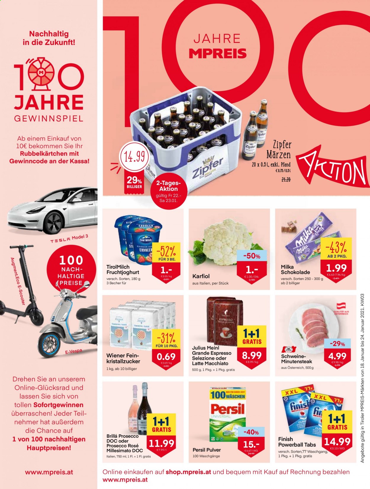 Angebote MPREIS - 18.1.2021 - 24.1.2021. Seite 1