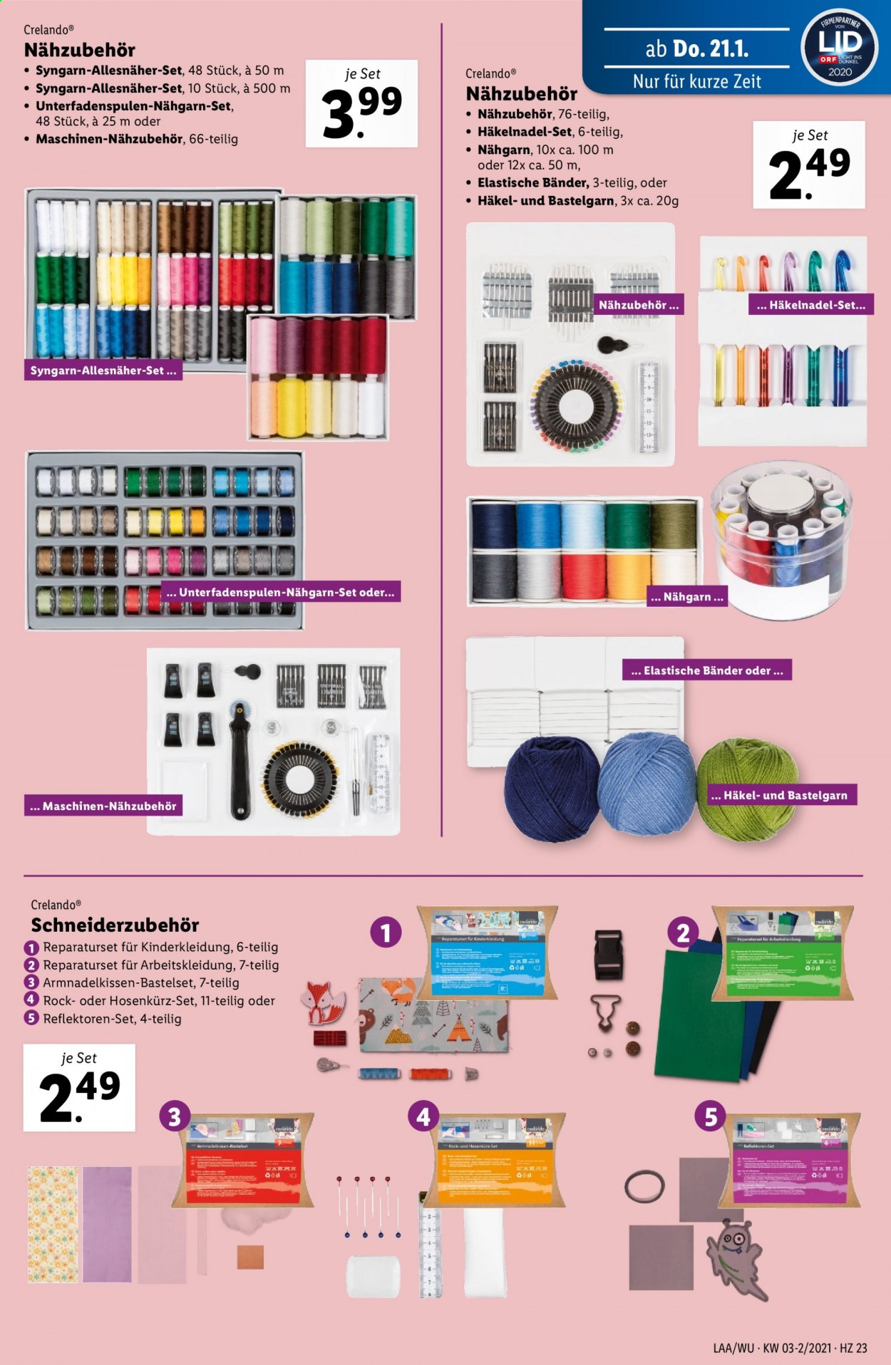 Angebote Lidl - 21.1.2021 - 27.1.2021. Seite 23