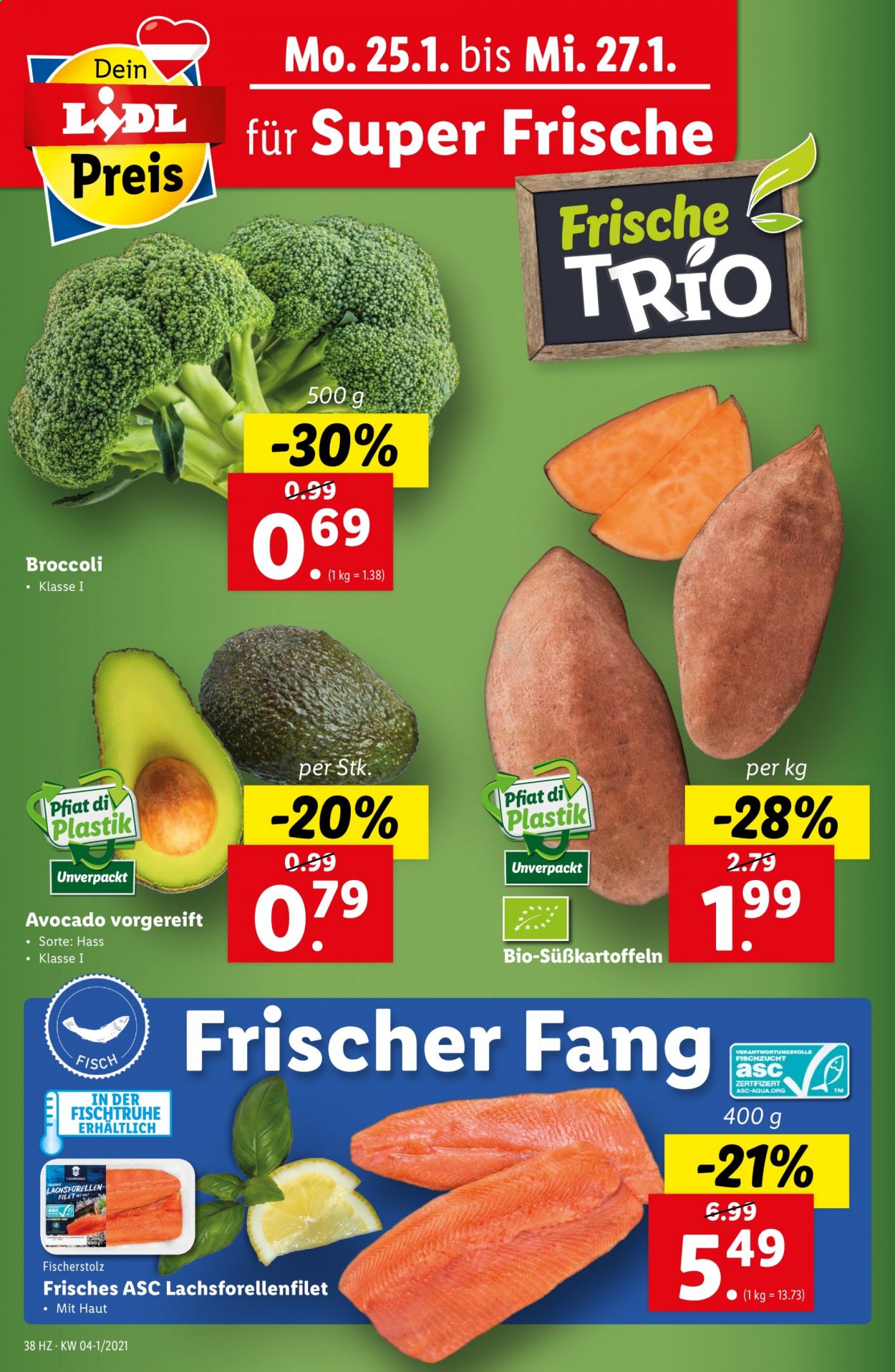 Angebote Lidl - 21.1.2021 - 27.1.2021. Seite 38