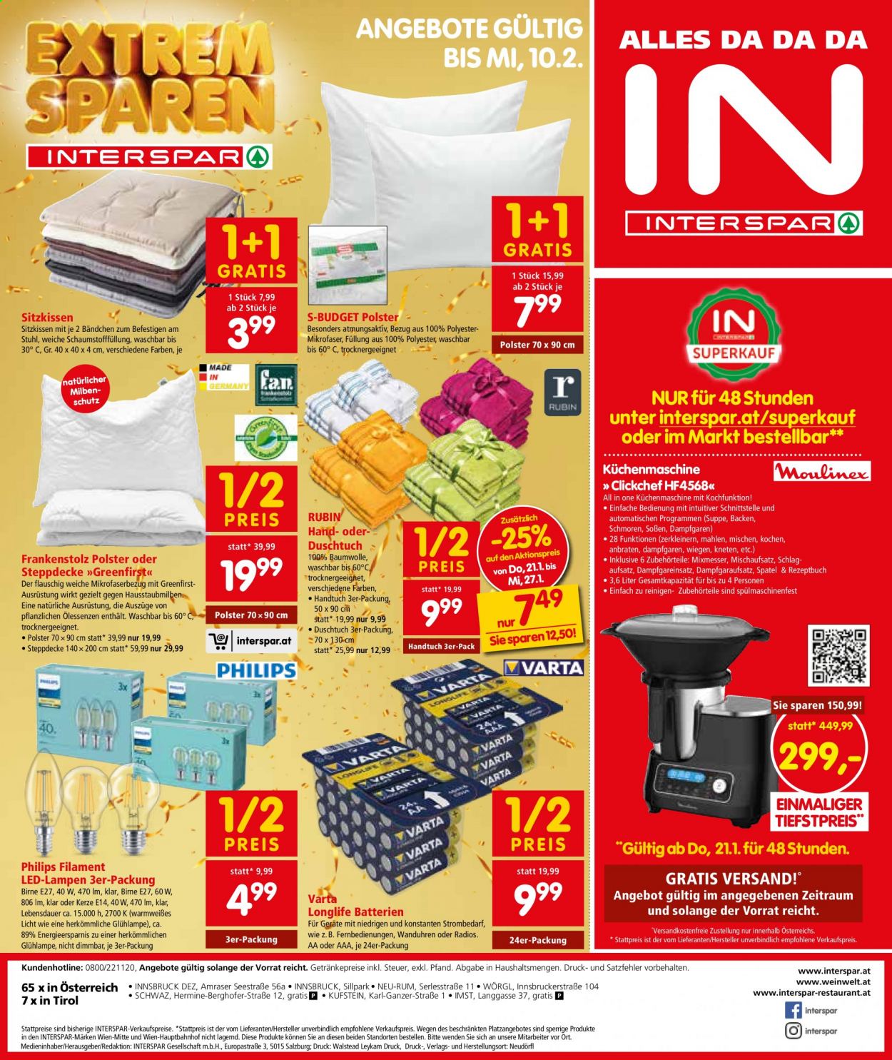 Angebote INTERSPAR - 21.1.2021 - 3.2.2021. Seite 24