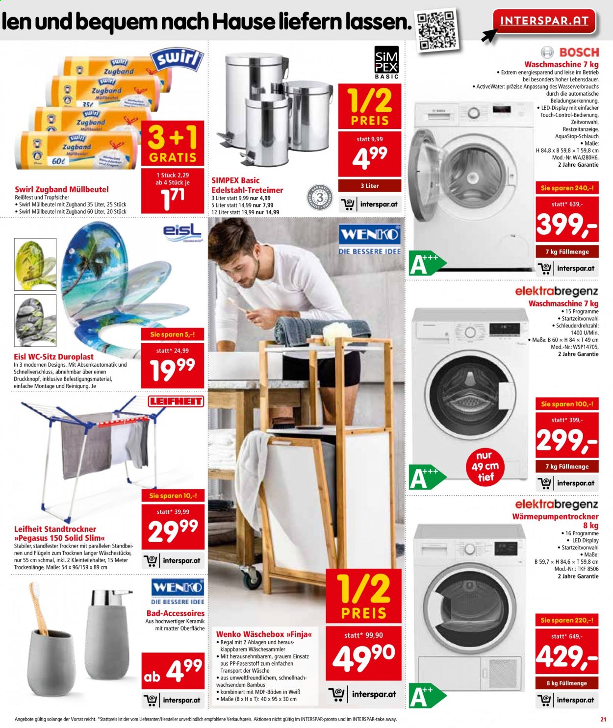 Angebote INTERSPAR - 21.1.2021 - 3.2.2021. Seite 21