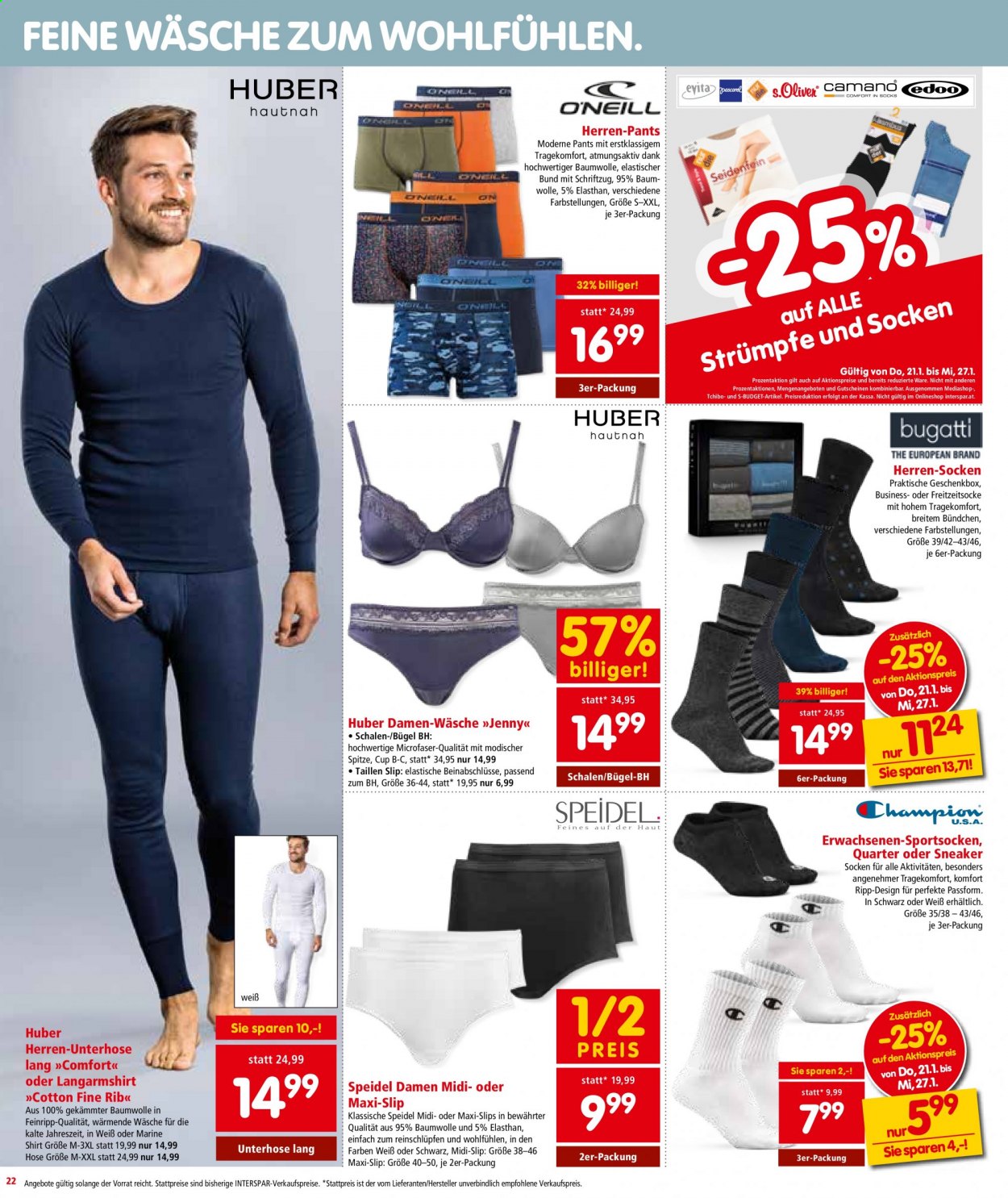 Angebote INTERSPAR - 21.1.2021 - 3.2.2021. Seite 22
