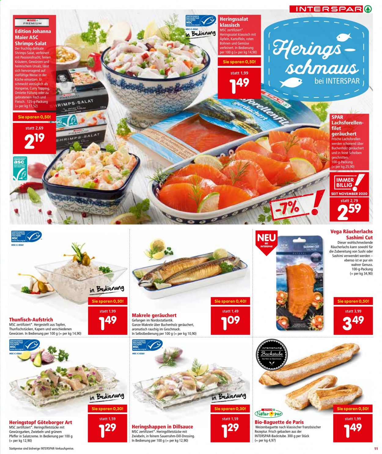 Angebote INTERSPAR - 21.1.2021 - 3.2.2021. Seite 11