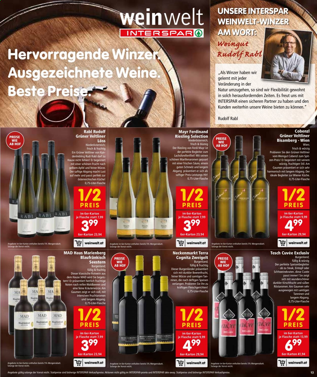 Angebote INTERSPAR - 21.1.2021 - 3.2.2021. Seite 13