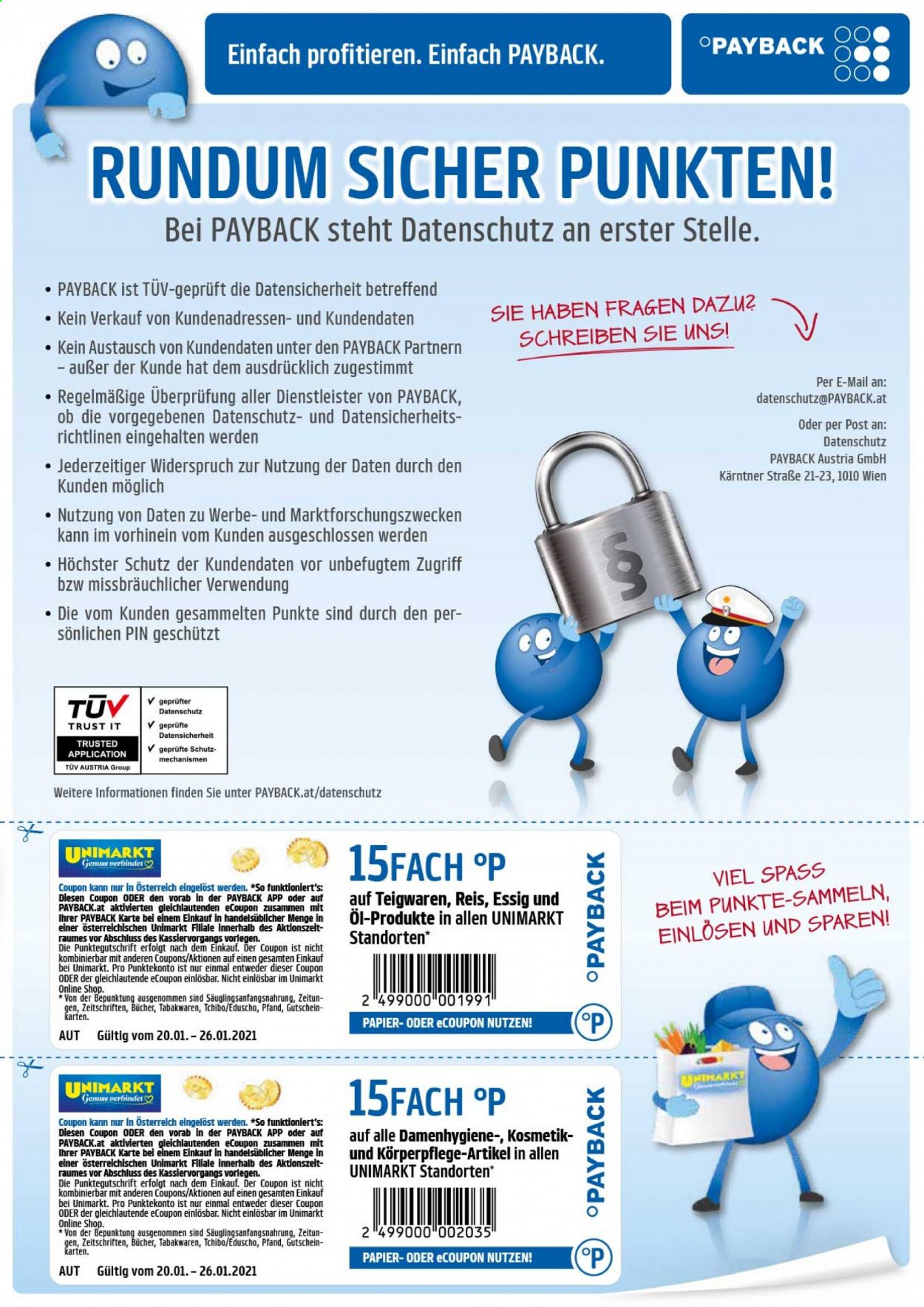 Angebote UNIMARKT - 20.1.2021 - 26.1.2021. Seite 13