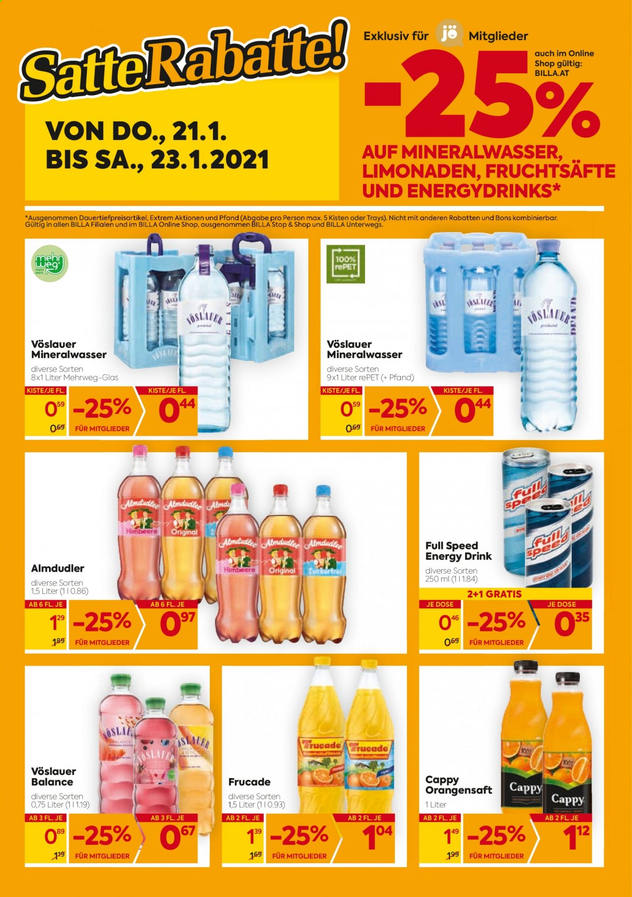 Angebote Billa - 21.1.2021 - 27.1.2021. Seite 7