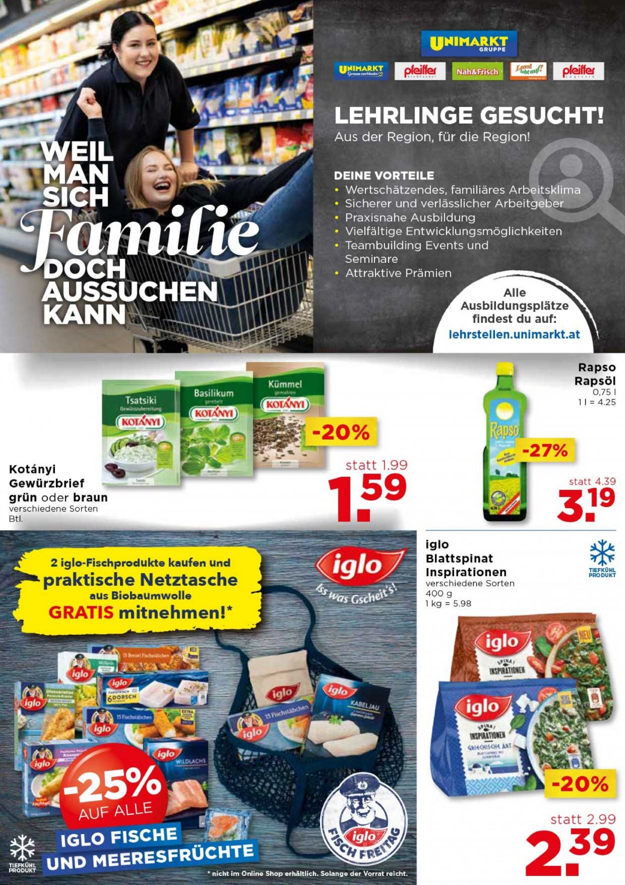 Angebote UNIMARKT - 20.1.2021 - 26.1.2021. Seite 10