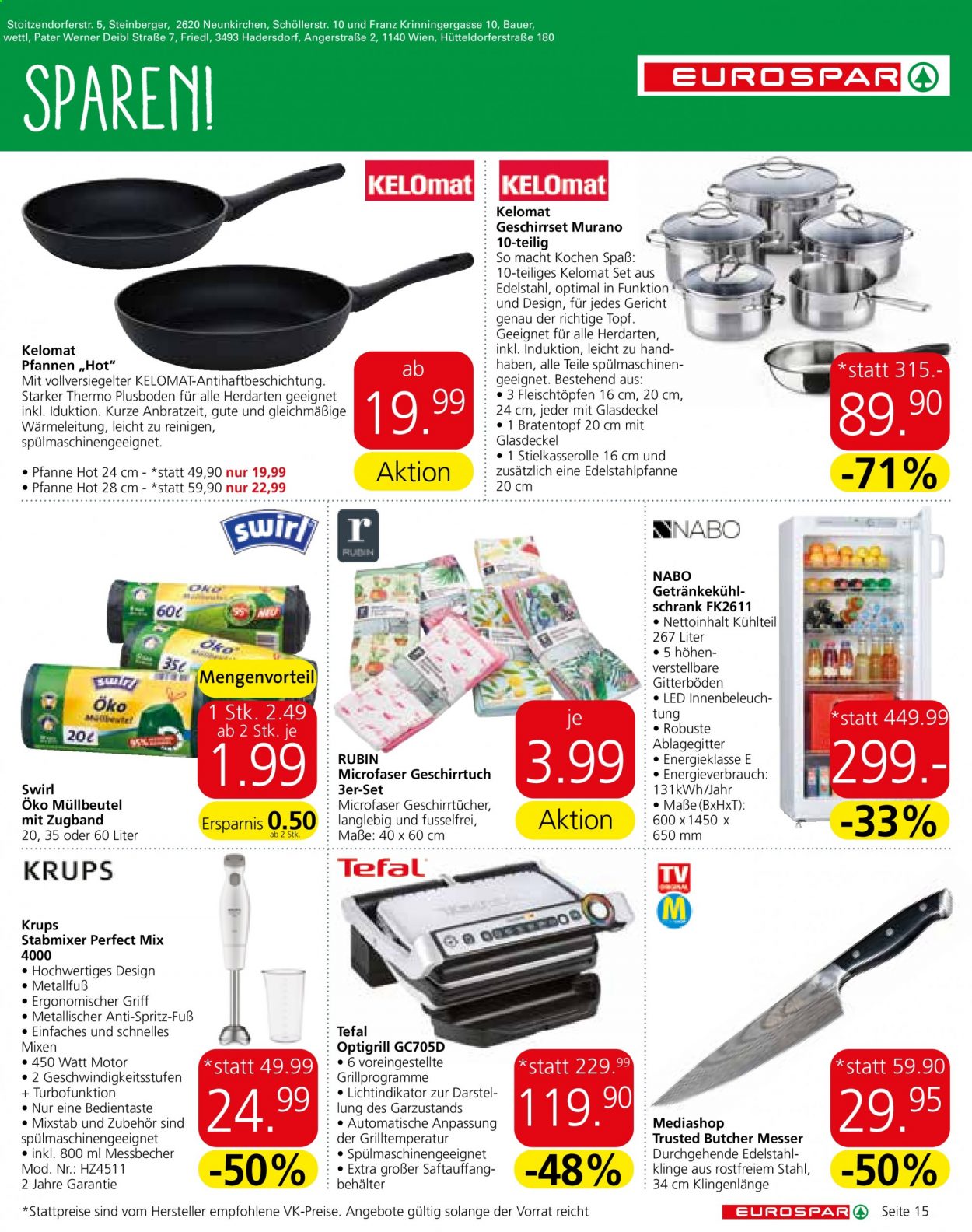 Angebote EUROSPAR - 21.1.2021 - 3.2.2021. Seite 15