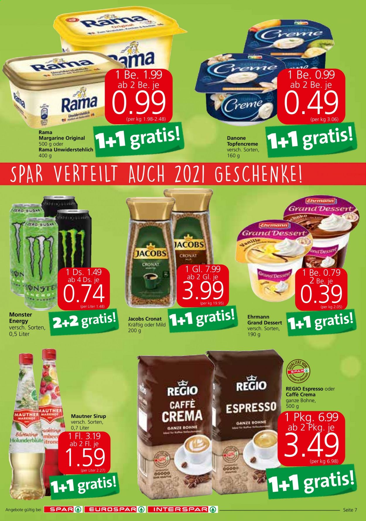 Angebote EUROSPAR - 21.1.2021 - 3.2.2021. Seite 7