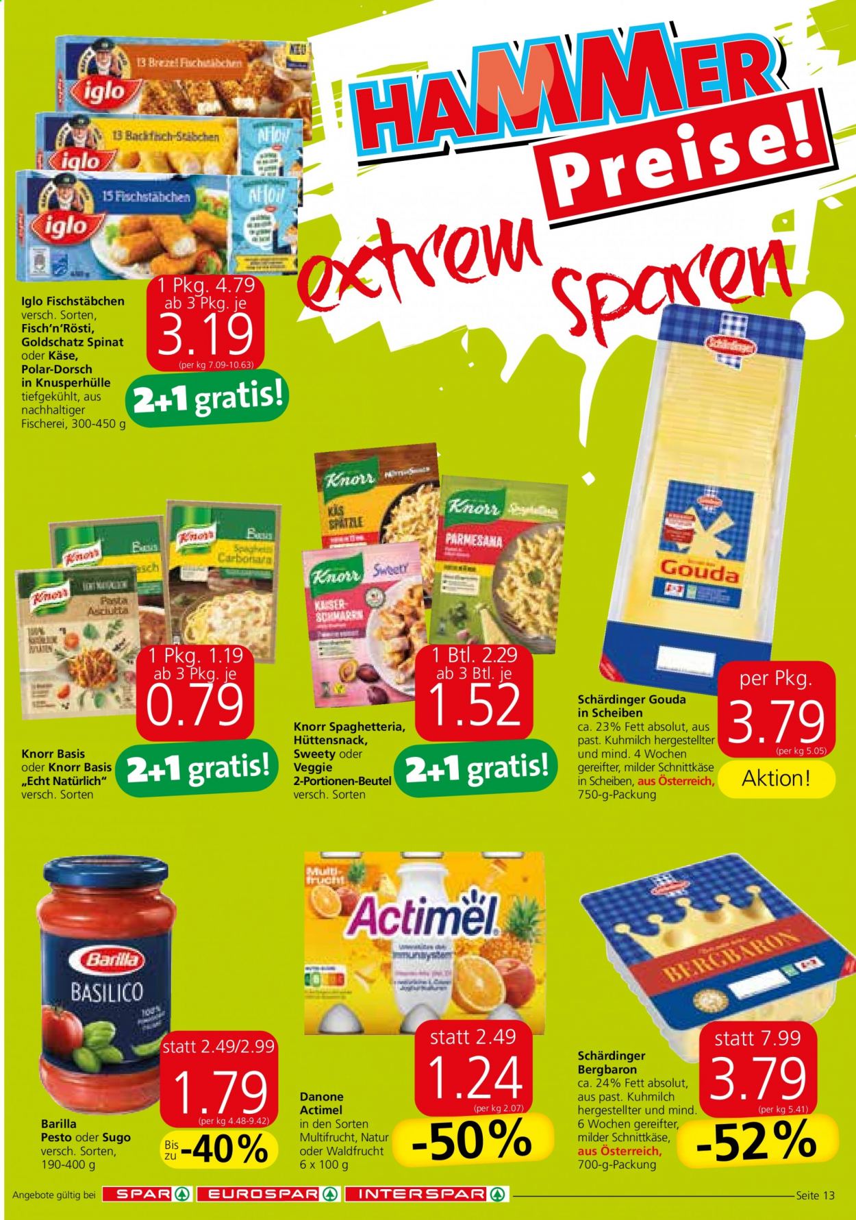 Angebote EUROSPAR - 21.1.2021 - 3.2.2021. Seite 13