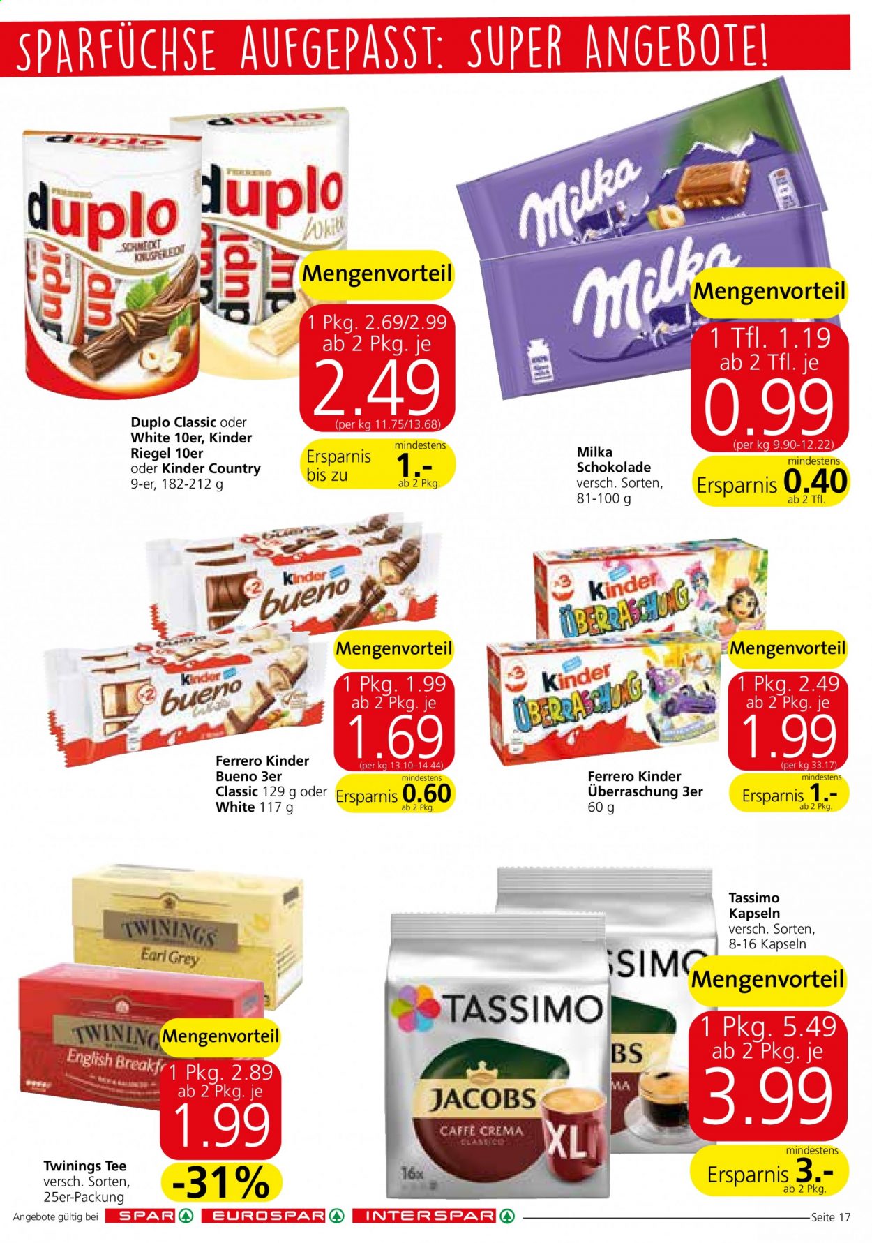 Angebote EUROSPAR - 21.1.2021 - 3.2.2021. Seite 17