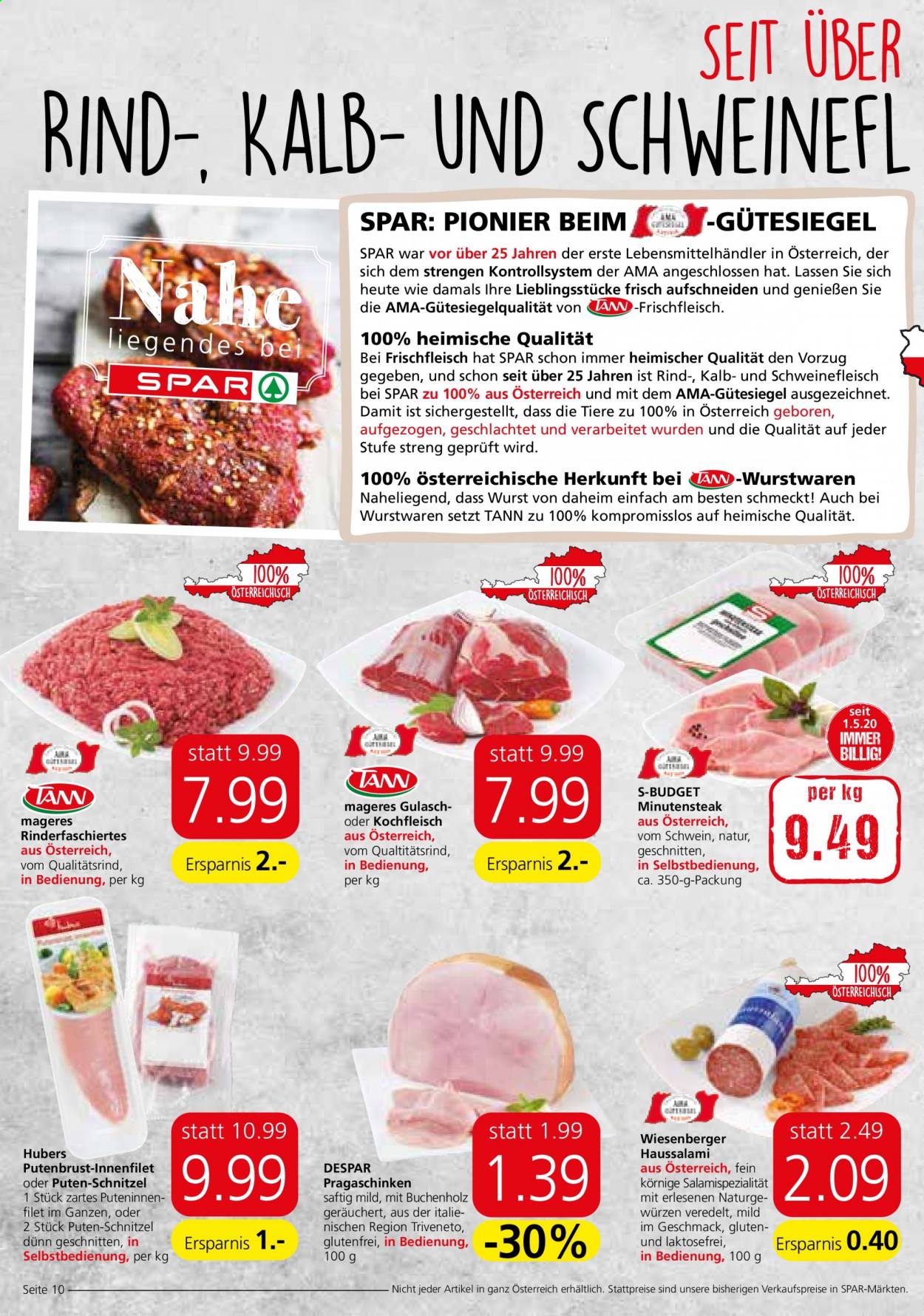 Angebote EUROSPAR - 21.1.2021 - 3.2.2021. Seite 10