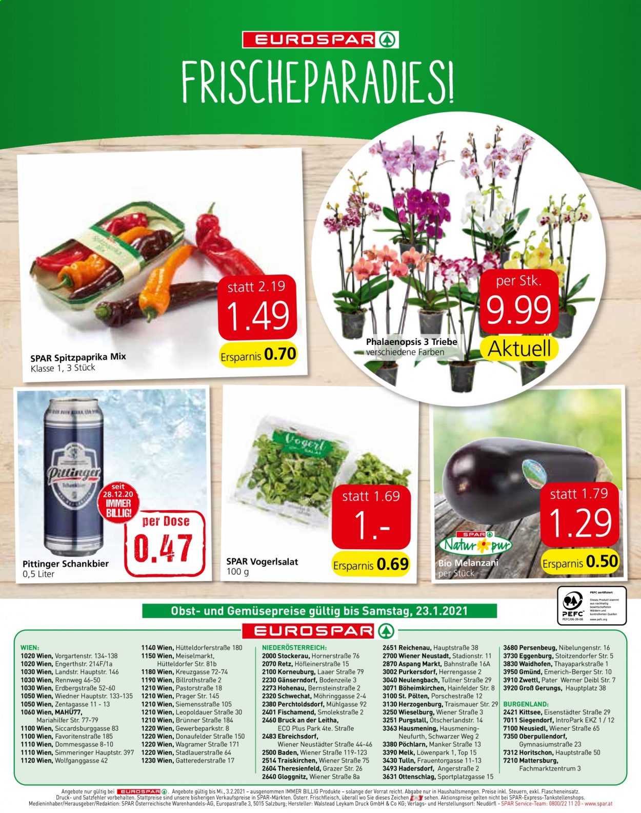 Angebote EUROSPAR - 21.1.2021 - 3.2.2021. Seite 16