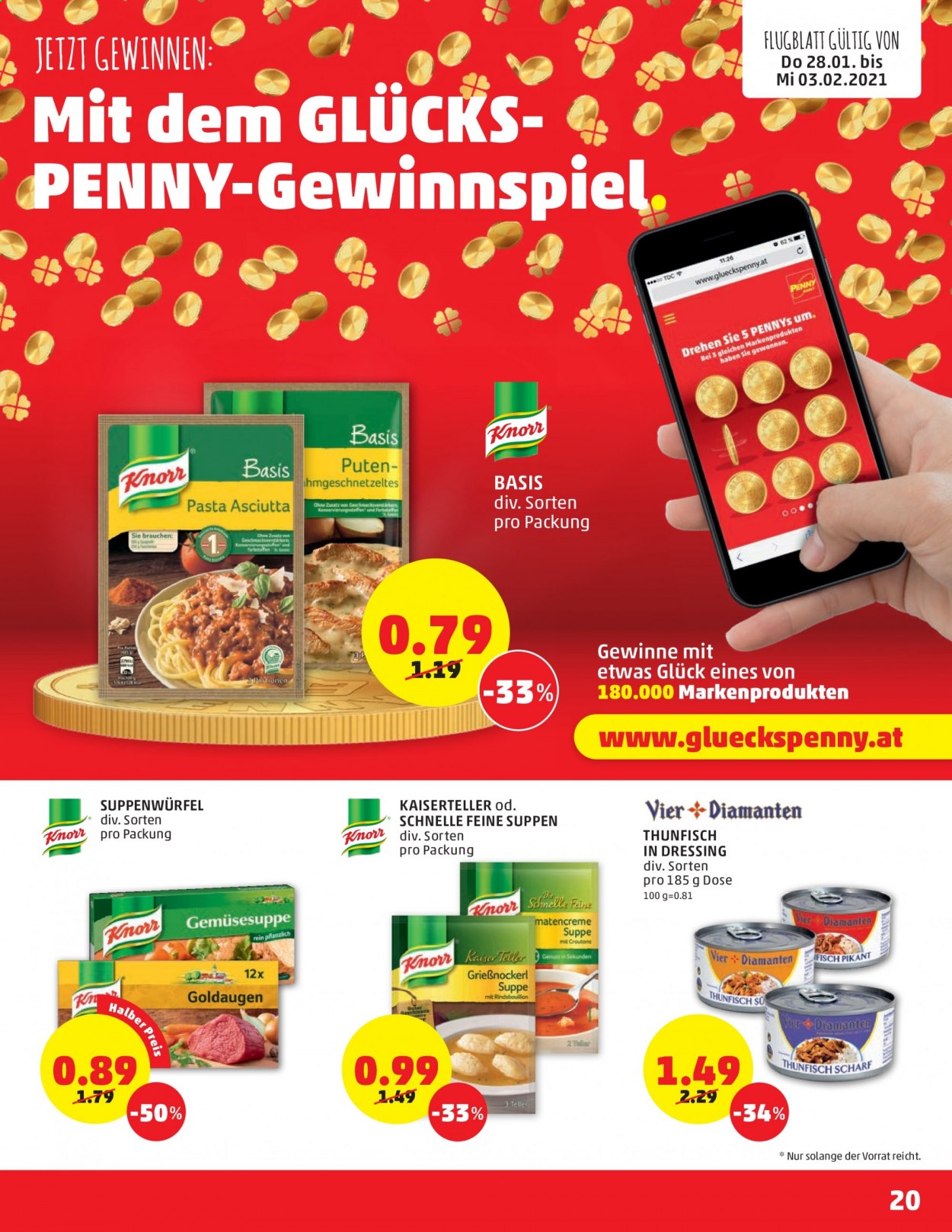 Angebote Penny - 28.1.2021 - 3.2.2021. Seite 20
