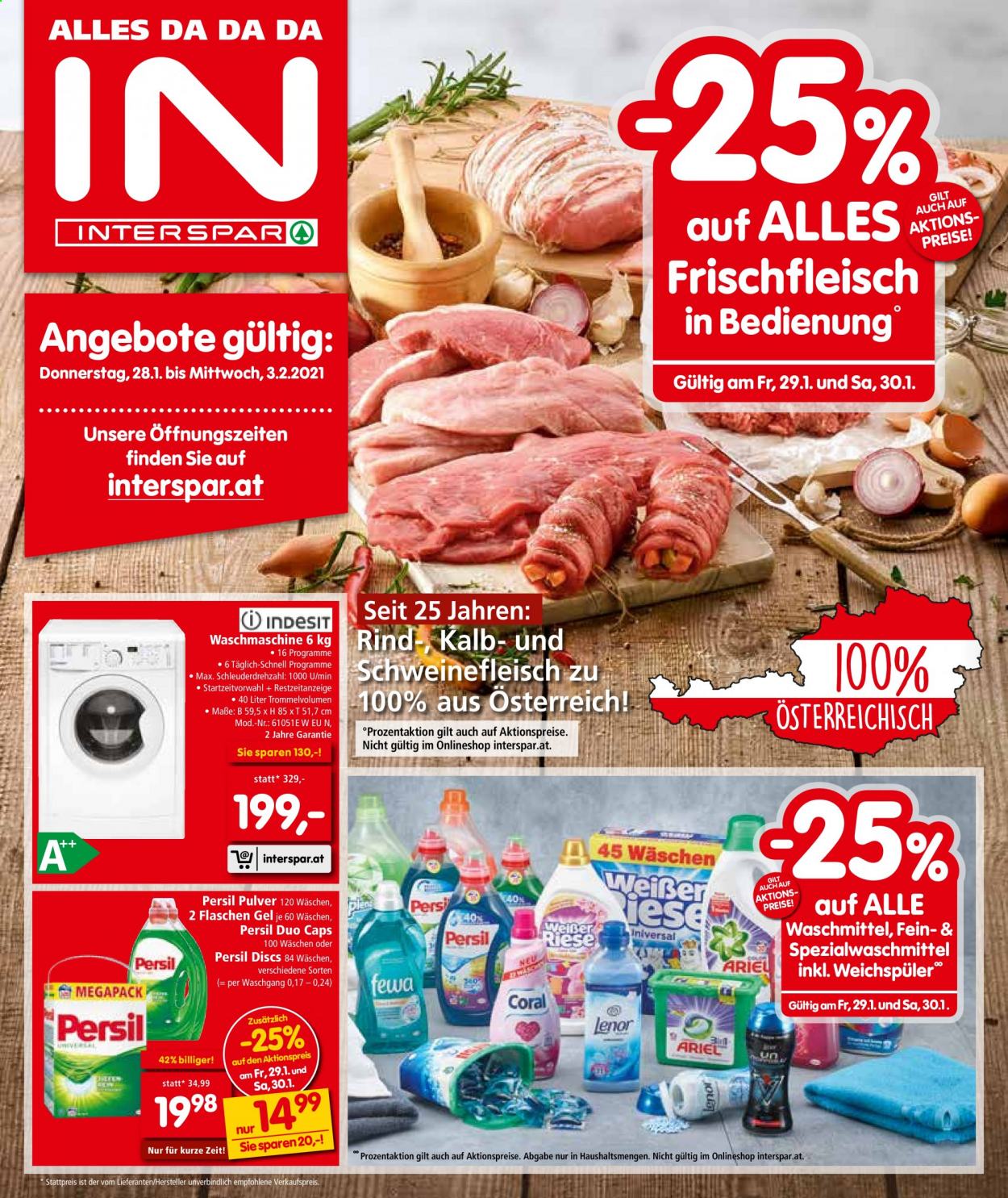 Angebote INTERSPAR - 28.1.2021 - 3.2.2021. Seite 1