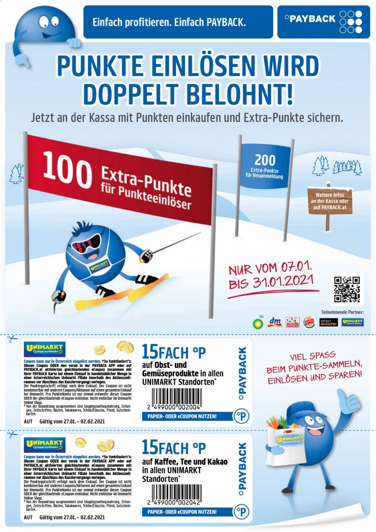 Angebote UNIMARKT - 27.1.2021 - 2.2.2021. Seite 13
