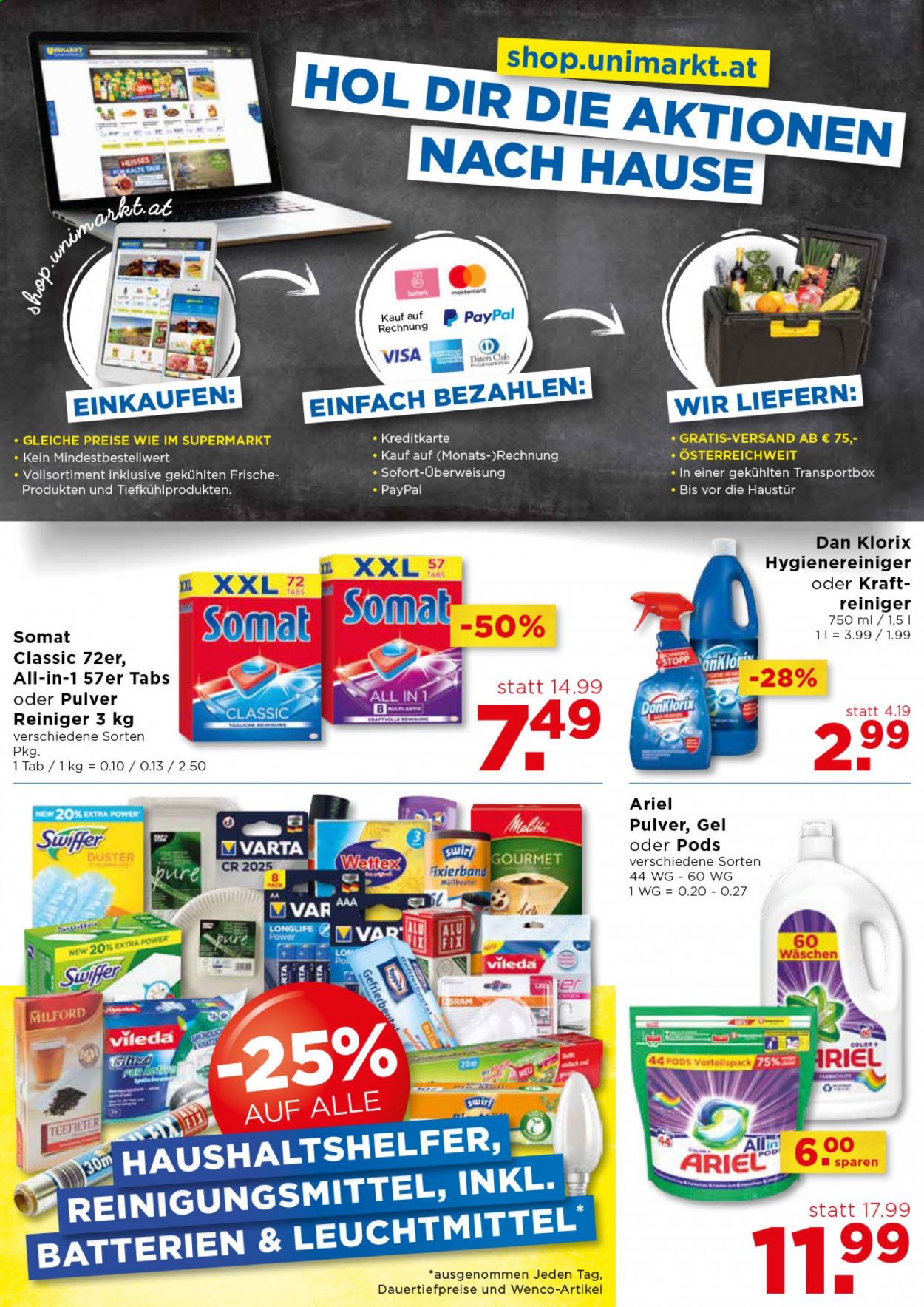 Angebote UNIMARKT - 27.1.2021 - 2.2.2021. Seite 14