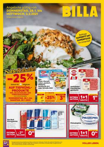 Angebote Billa - 28.1.2021 - 3.2.2021.
