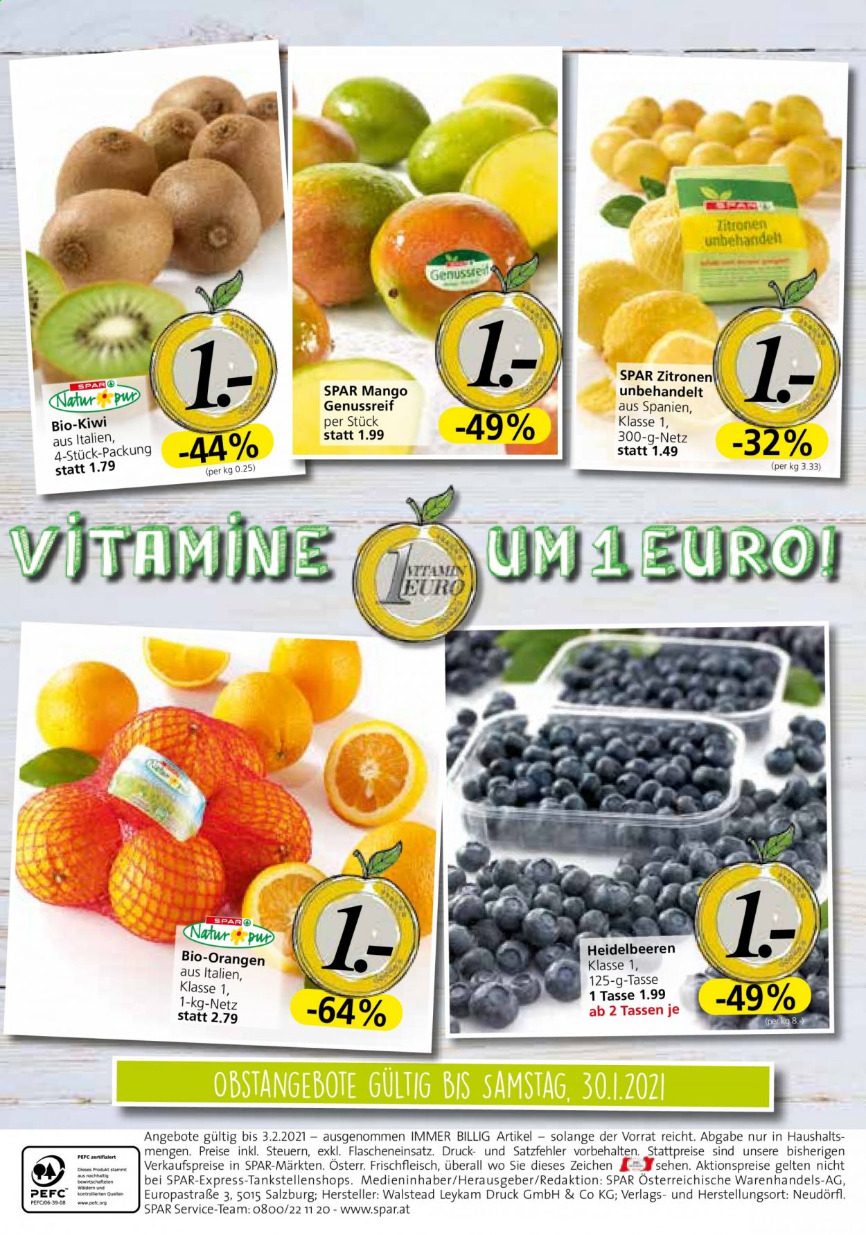 Angebote INTERSPAR - 28.1.2021 - 3.2.2021. Seite 16