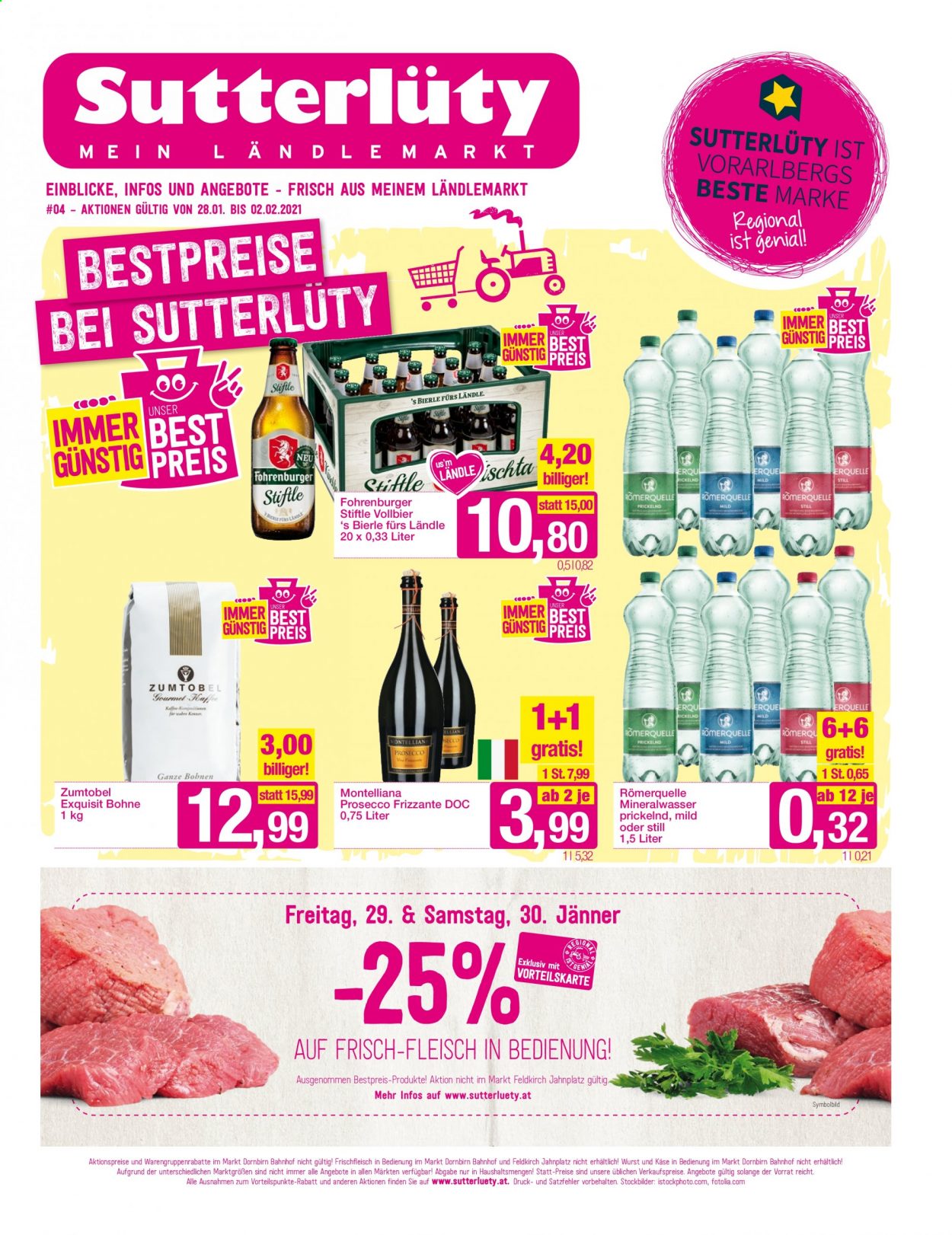 Angebote Sutterlüty - 28.1.2021 - 2.2.2021. Seite 1