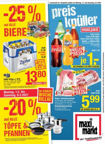 Angebote Maximarkt - 1.2.2021 - 6.2.2021.