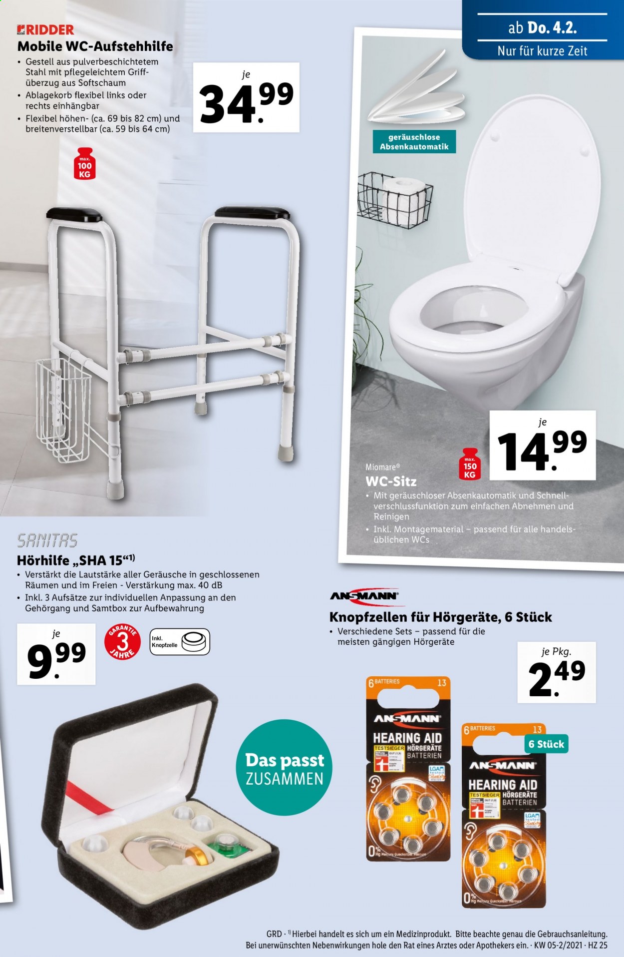 Angebote Lidl - 4.2.2021 - 10.2.2021. Seite 25