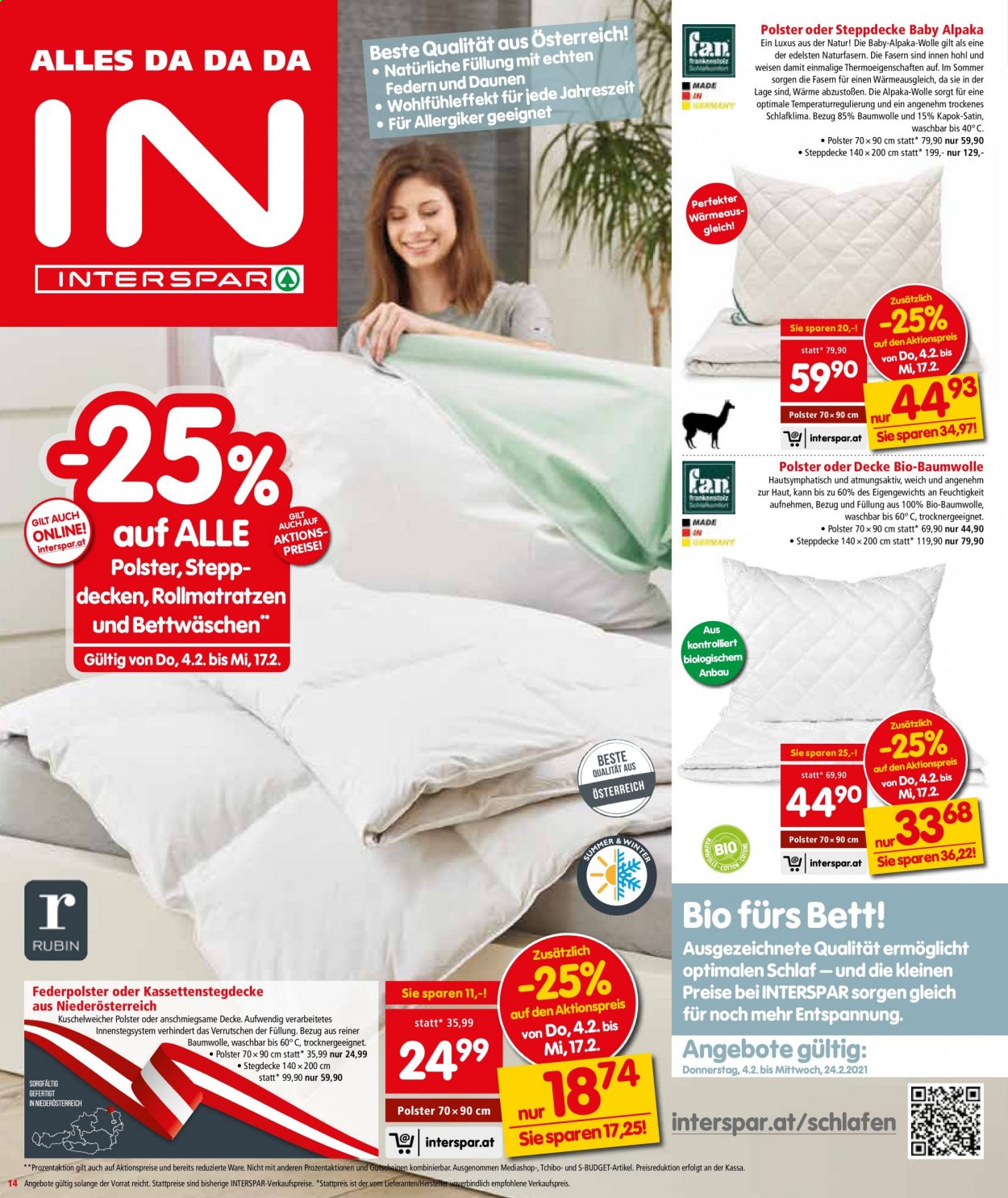 Angebote INTERSPAR - 4.2.2021 - 17.2.2021. Seite 14