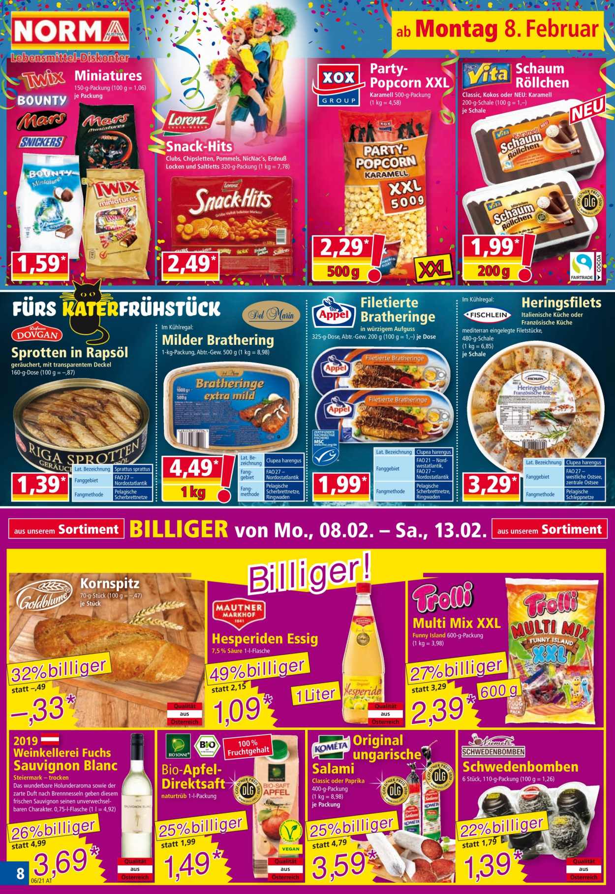 Angebote Norma - 8.2.2021 - 13.2.2021. Seite 8