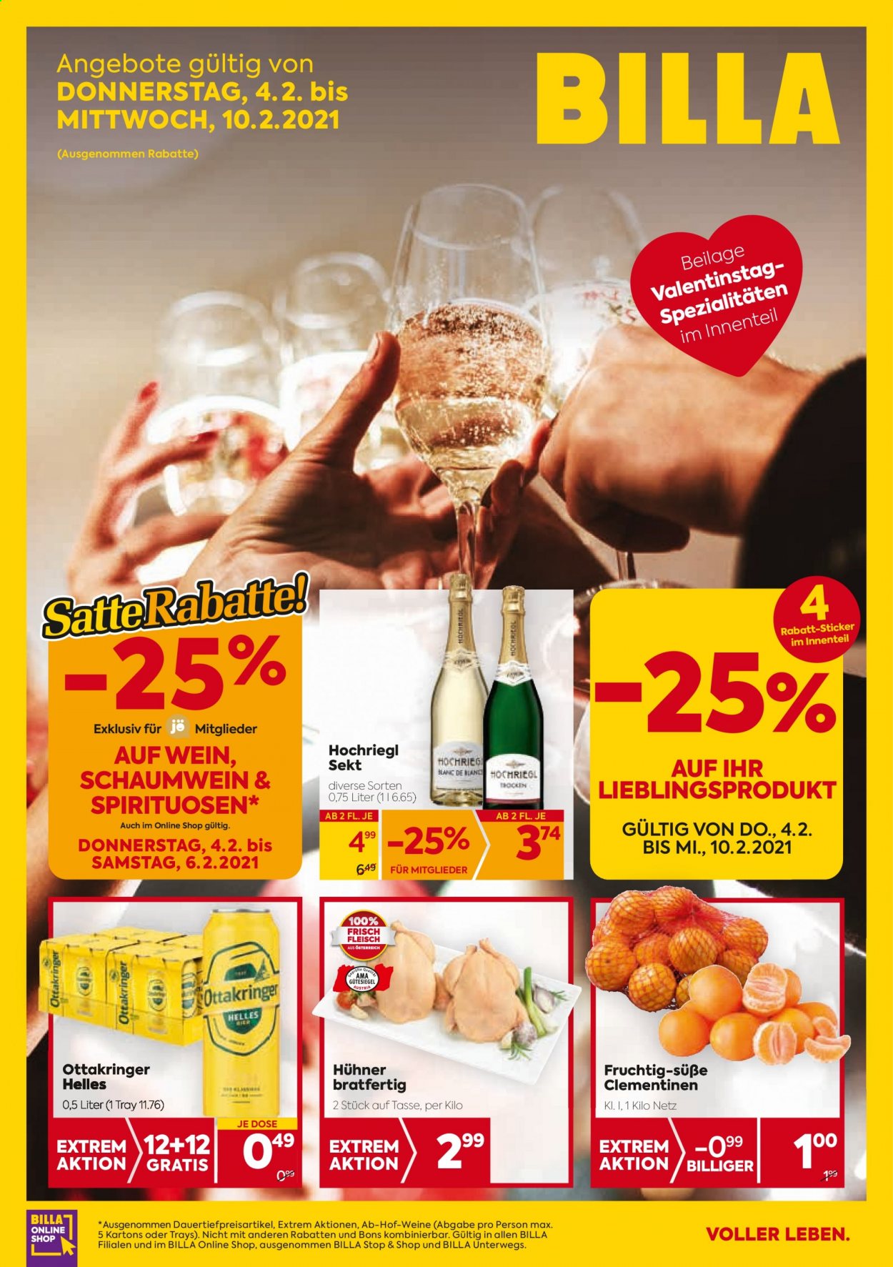 Angebote Billa - 4.2.2021 - 10.2.2021. Seite 1