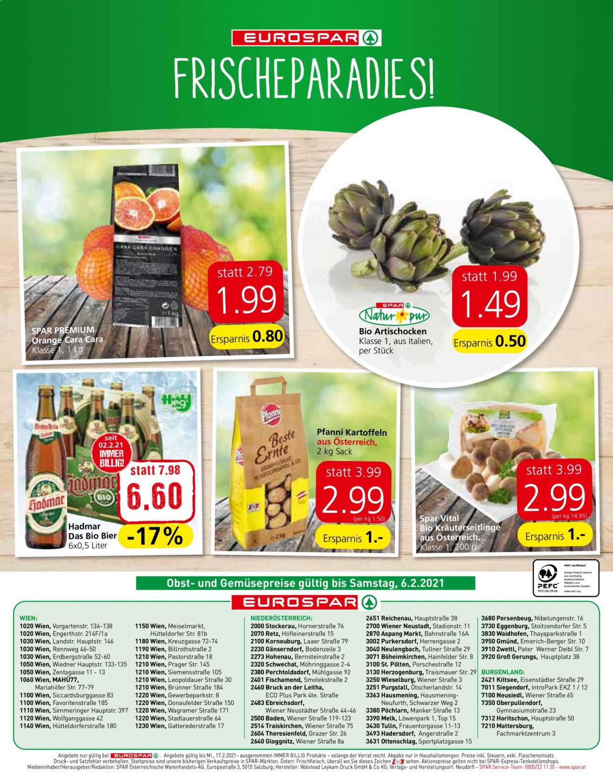 Angebote EUROSPAR - 4.2.2021 - 17.2.2021. Seite 16