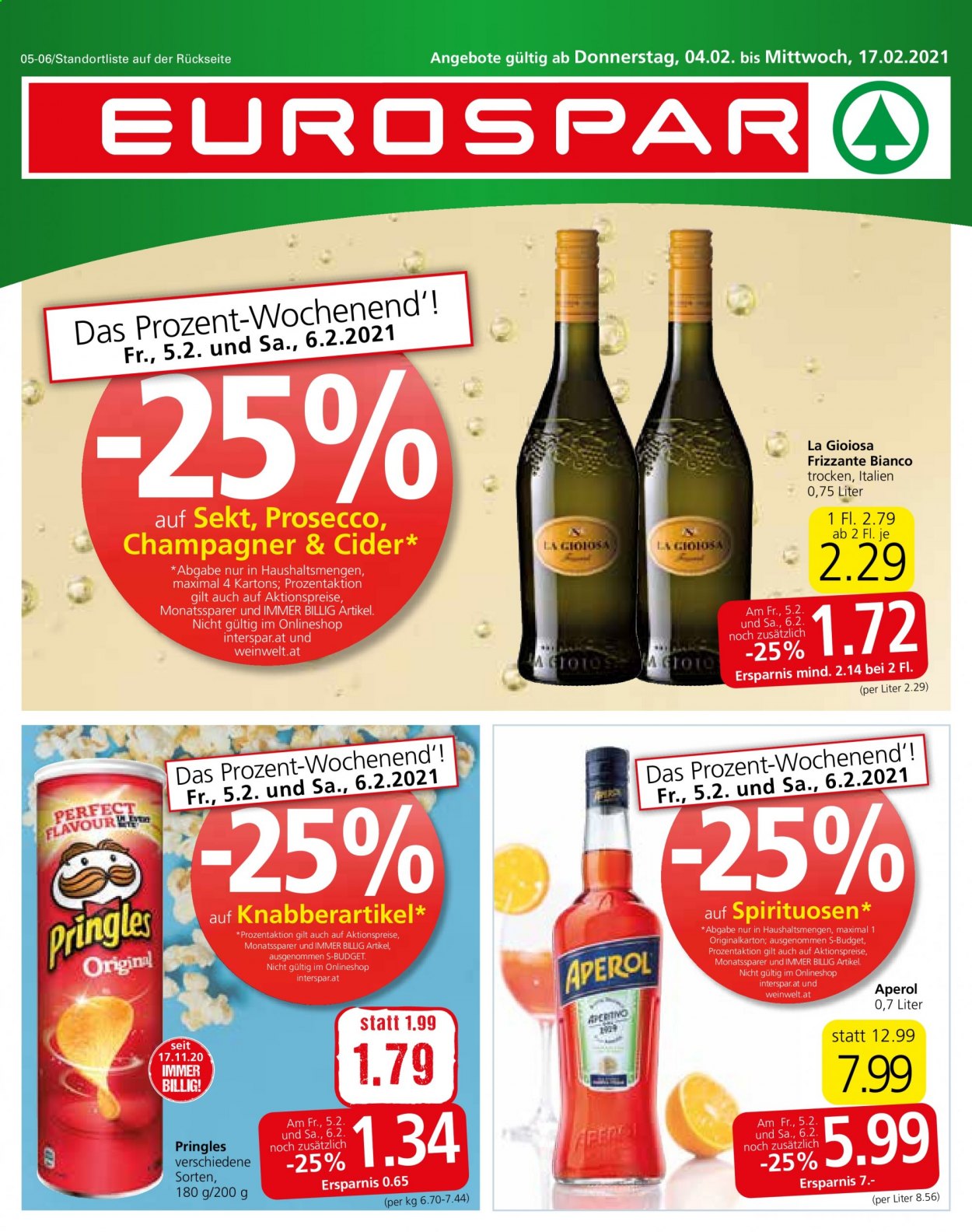 Angebote EUROSPAR - 4.2.2021 - 17.2.2021. Seite 1