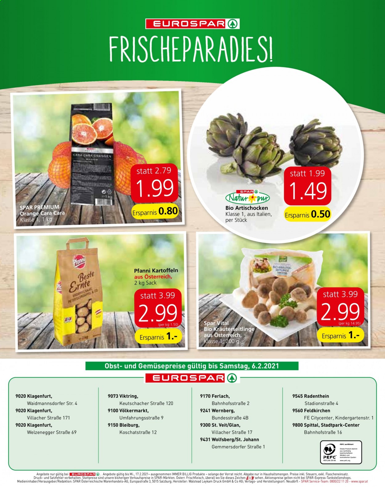 Angebote EUROSPAR - 4.2.2021 - 17.2.2021. Seite 16