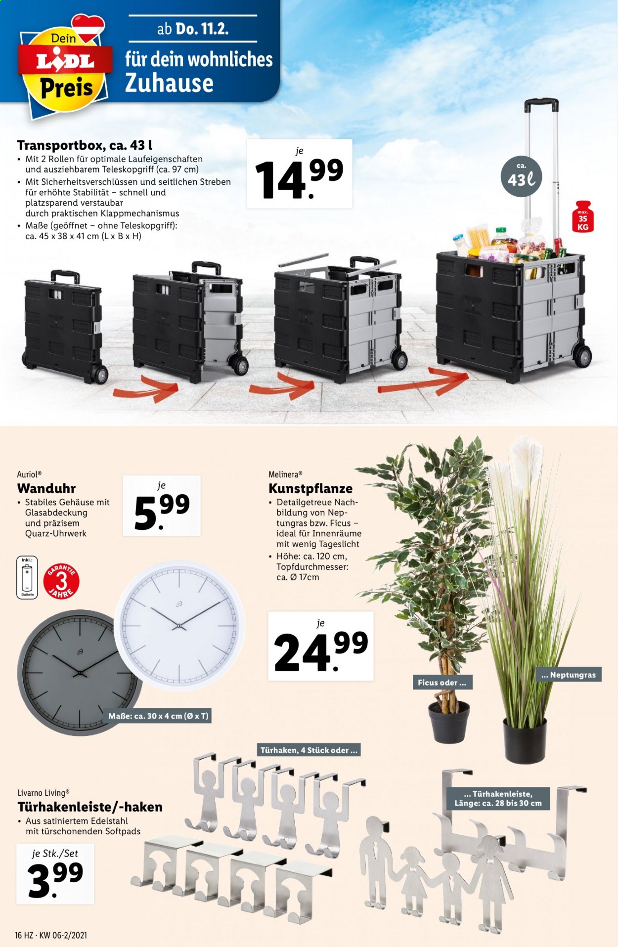 Angebote Lidl - 11.2.2021 - 17.2.2021. Seite 16