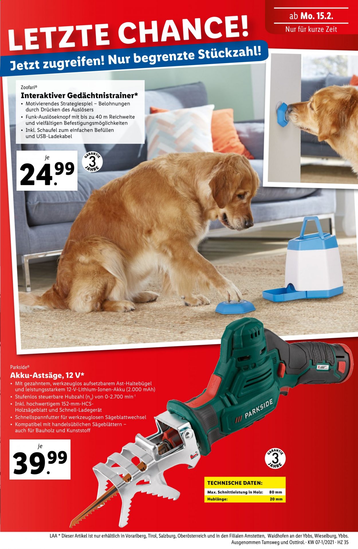 Angebote Lidl - 11.2.2021 - 17.2.2021. Seite 35