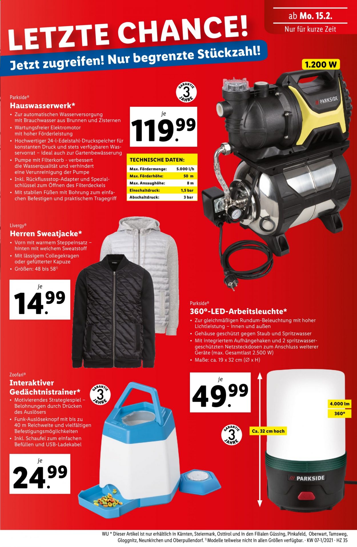 Angebote Lidl - 11.2.2021 - 17.2.2021. Seite 35