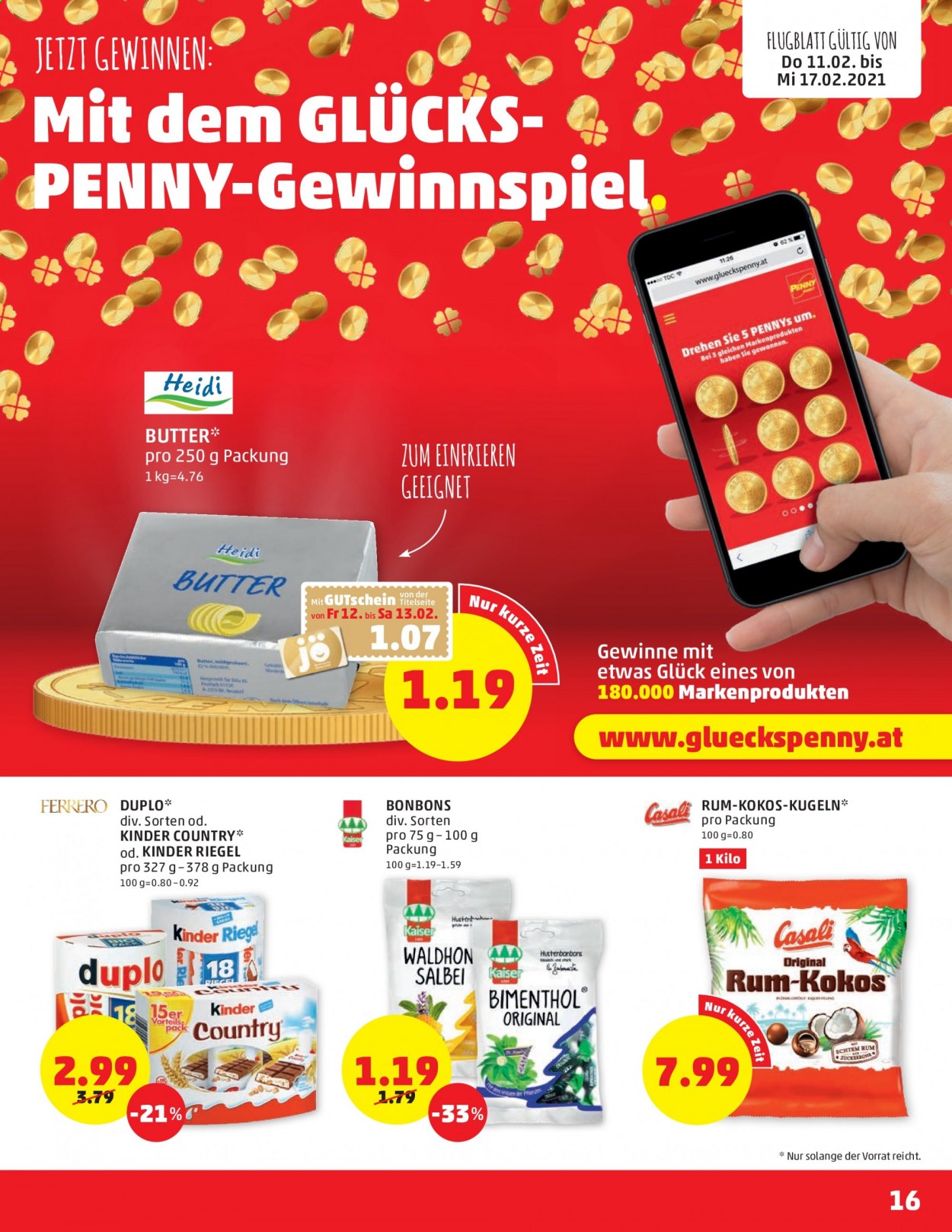 Angebote Penny - 11.2.2021 - 17.2.2021. Seite 16