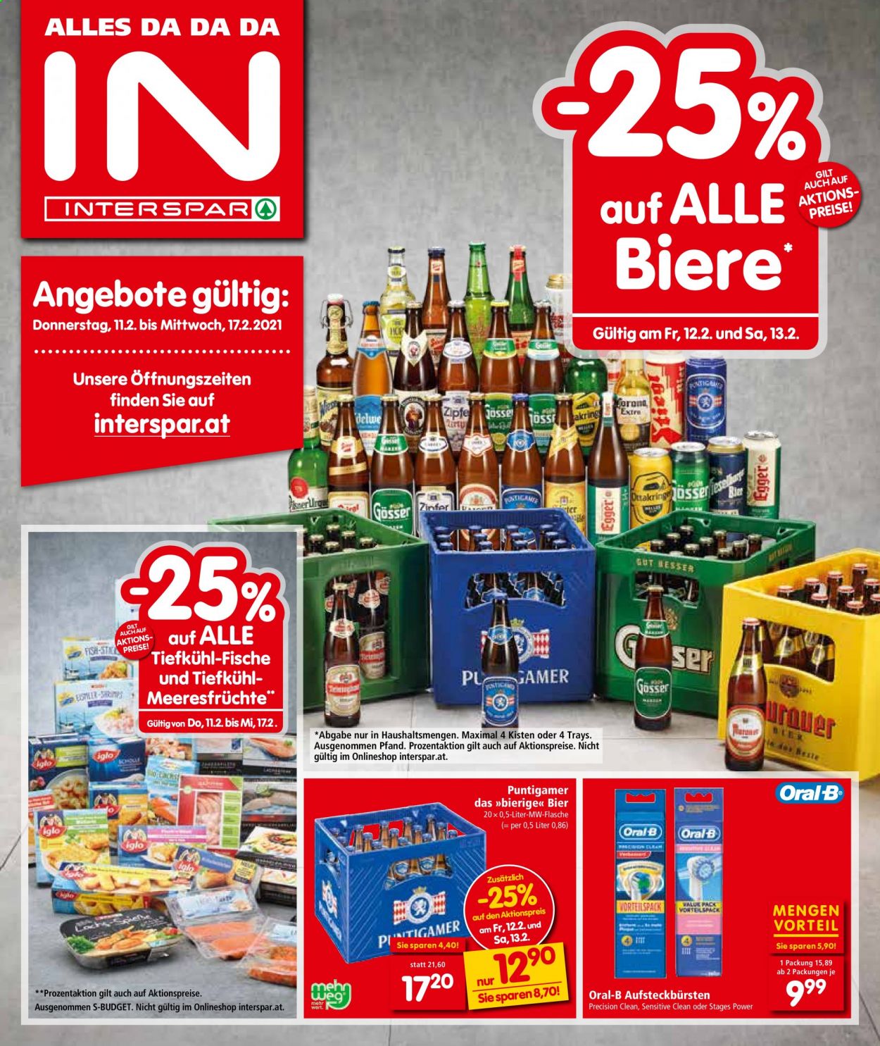 Angebote INTERSPAR - 11.2.2021 - 17.2.2021. Seite 1