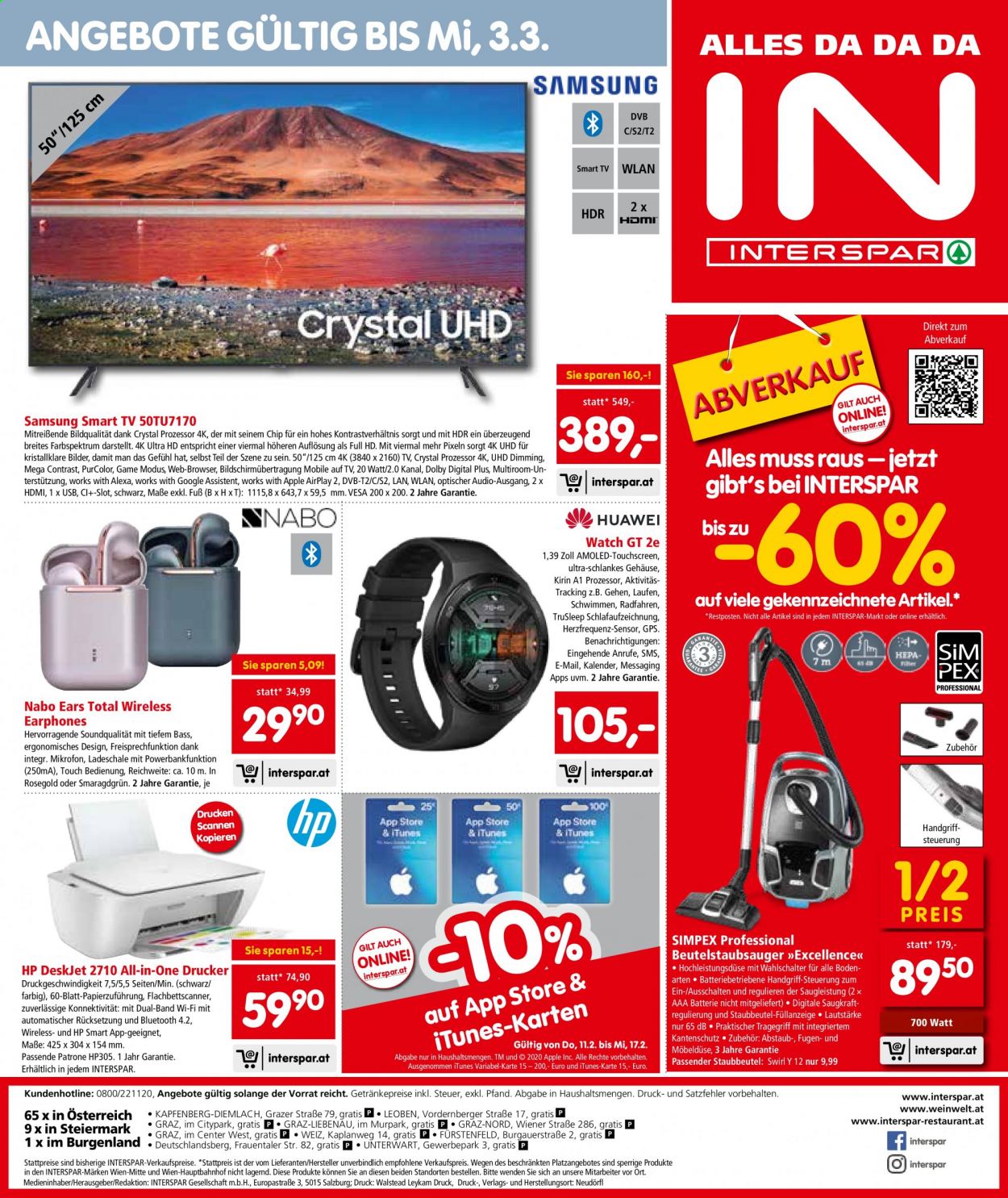 Angebote INTERSPAR - 11.2.2021 - 17.2.2021. Seite 16