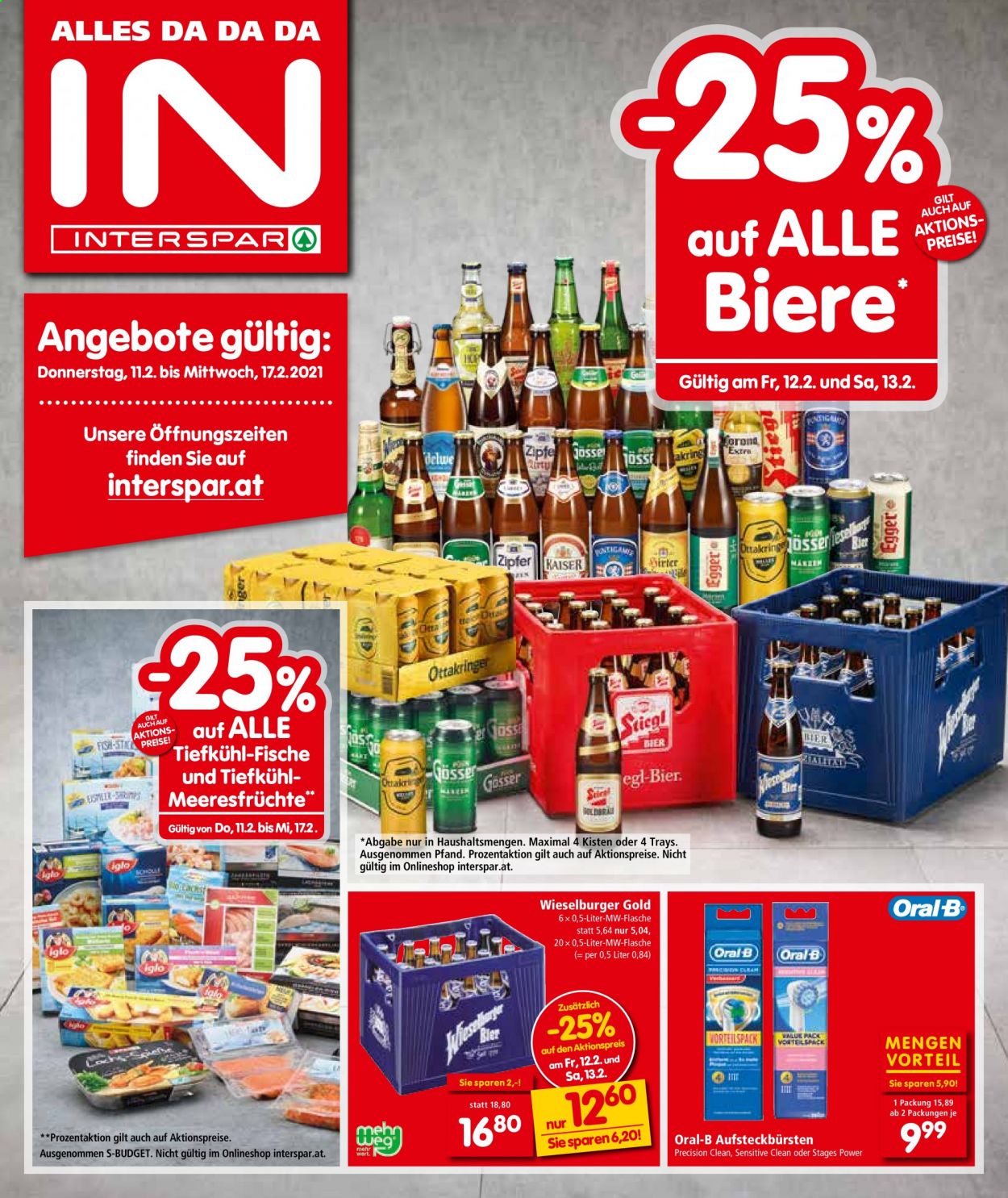 Angebote INTERSPAR - 11.2.2021 - 17.2.2021. Seite 1