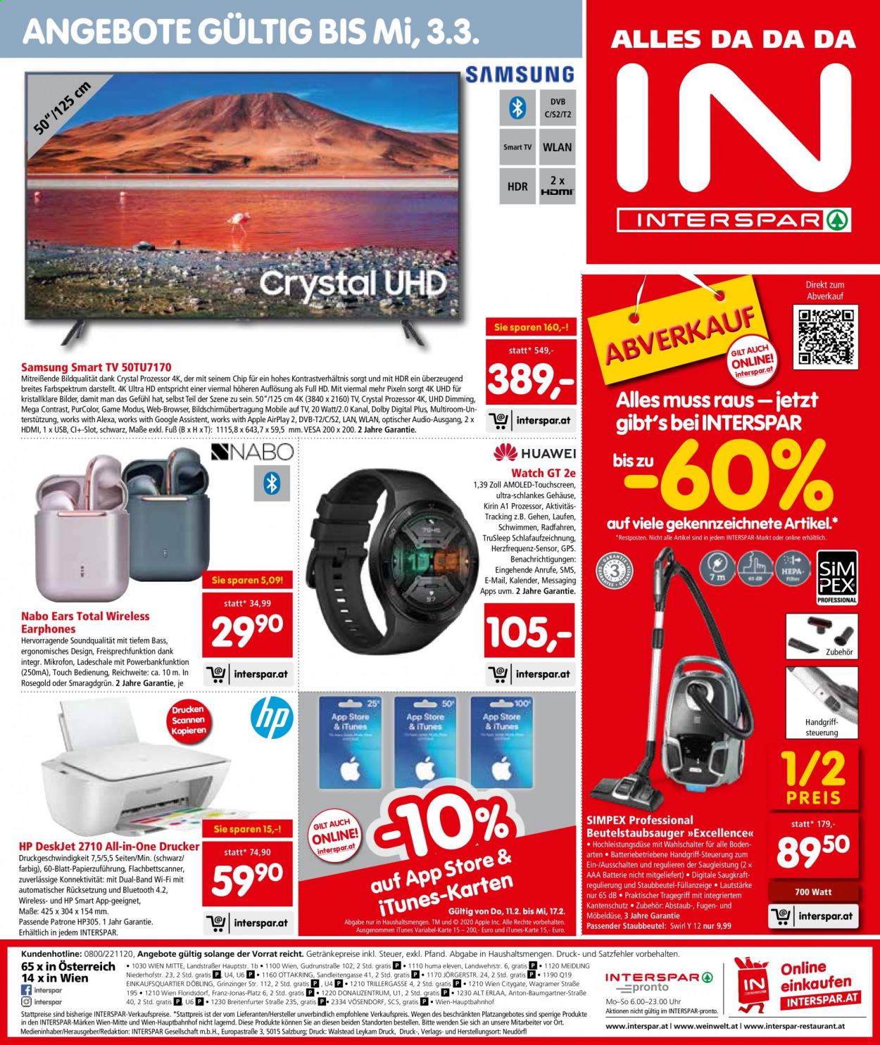 Angebote INTERSPAR - 11.2.2021 - 17.2.2021. Seite 16