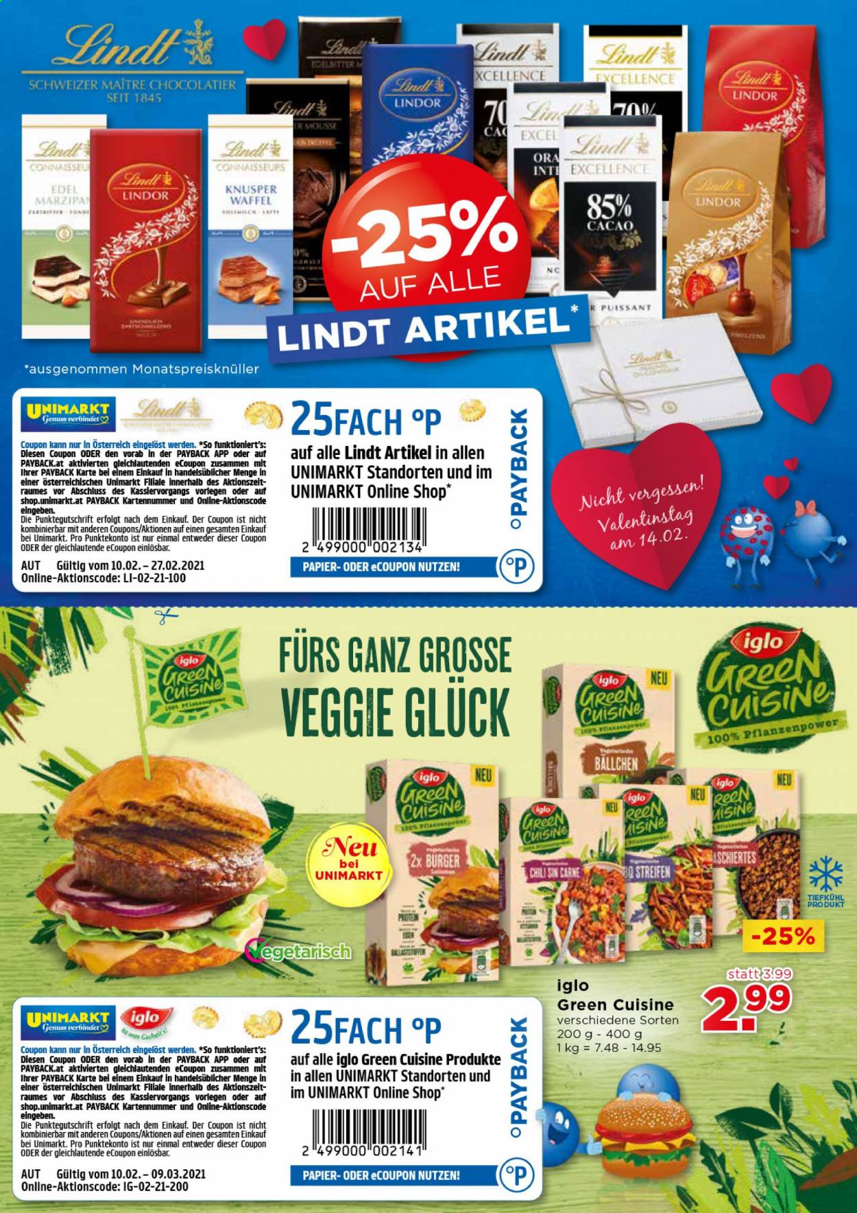 Angebote UNIMARKT - 10.2.2021 - 16.2.2021. Seite 8