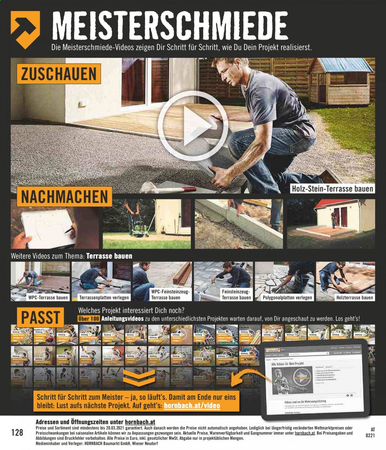 Angebote Hornbach - 9.2.2021 - 20.3.2021. Seite 128