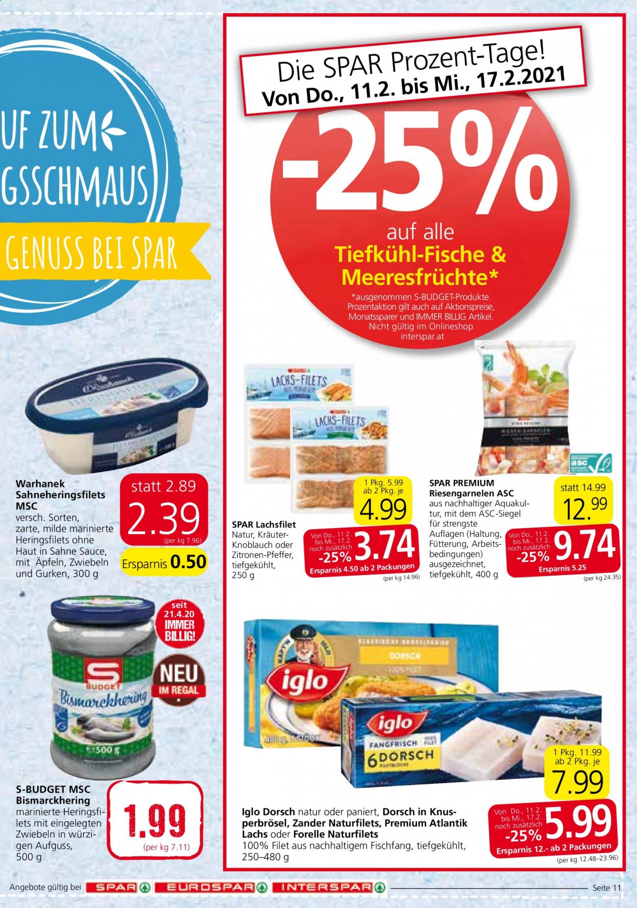 Angebote SPAR - 11.2.2021 - 17.2.2021. Seite 11