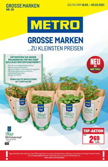 Angebote Metro - 18.2.2021 - 3.3.2021.