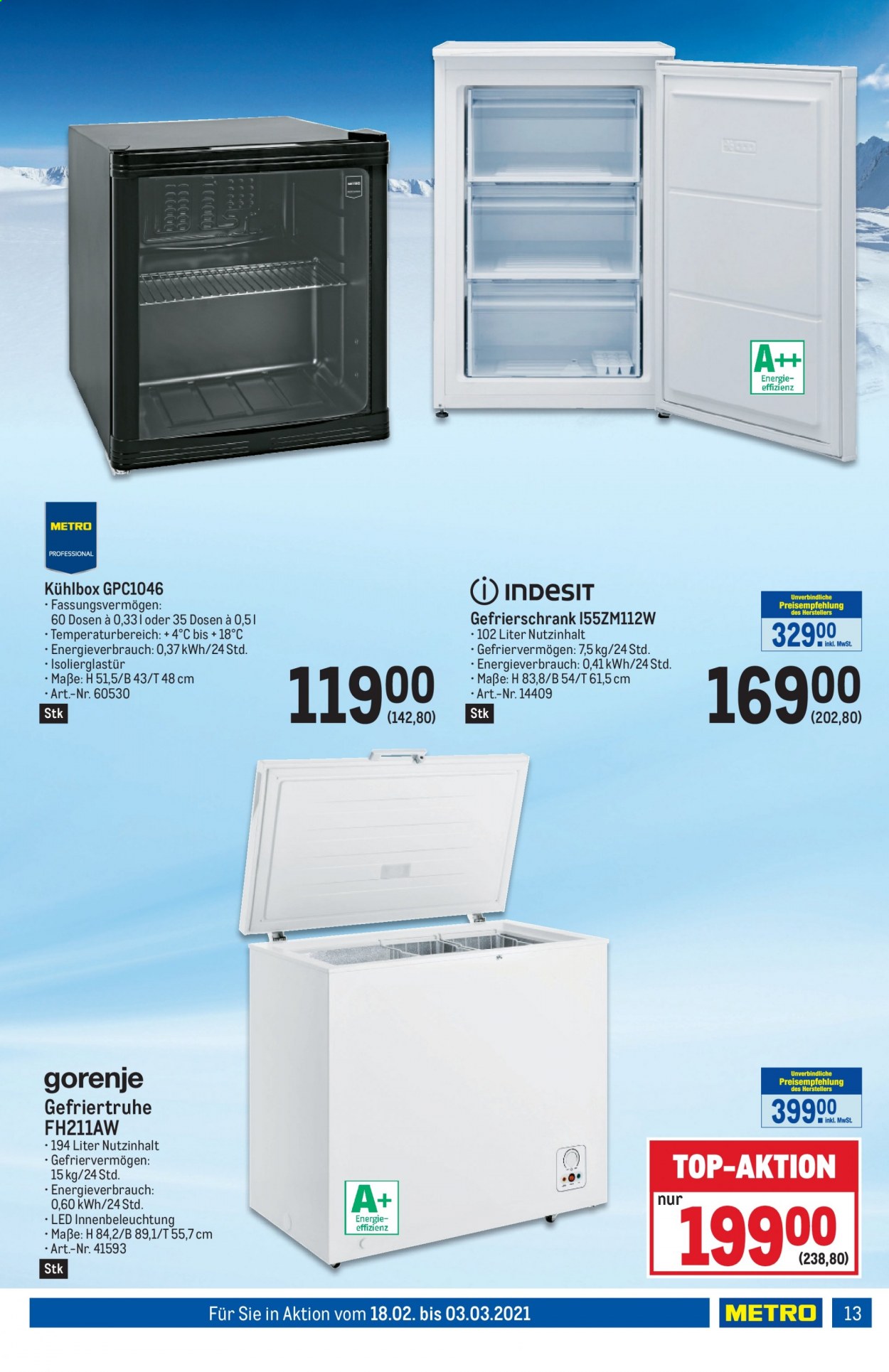 Angebote Metro - 18.2.2021 - 3.3.2021. Seite 13
