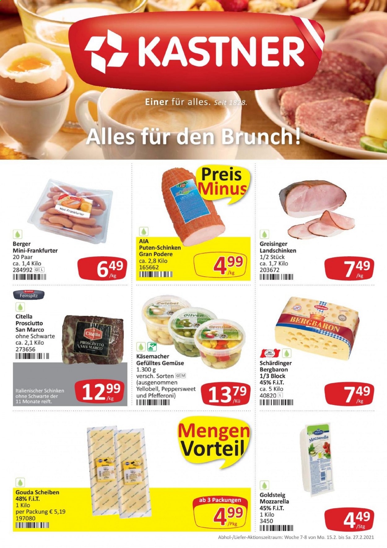 Angebote KASTNER - 15.2.2021 - 27.2.2021. Seite 1