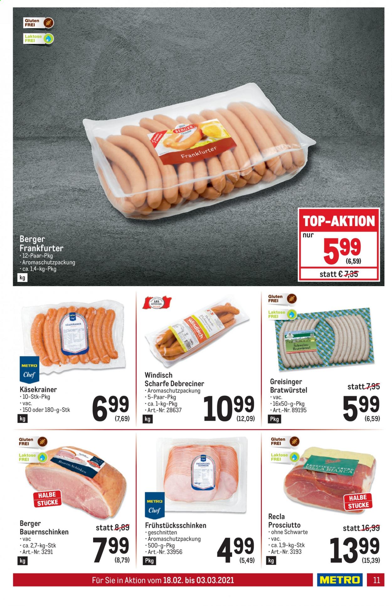 Angebote Metro - 18.2.2021 - 3.3.2021. Seite 11