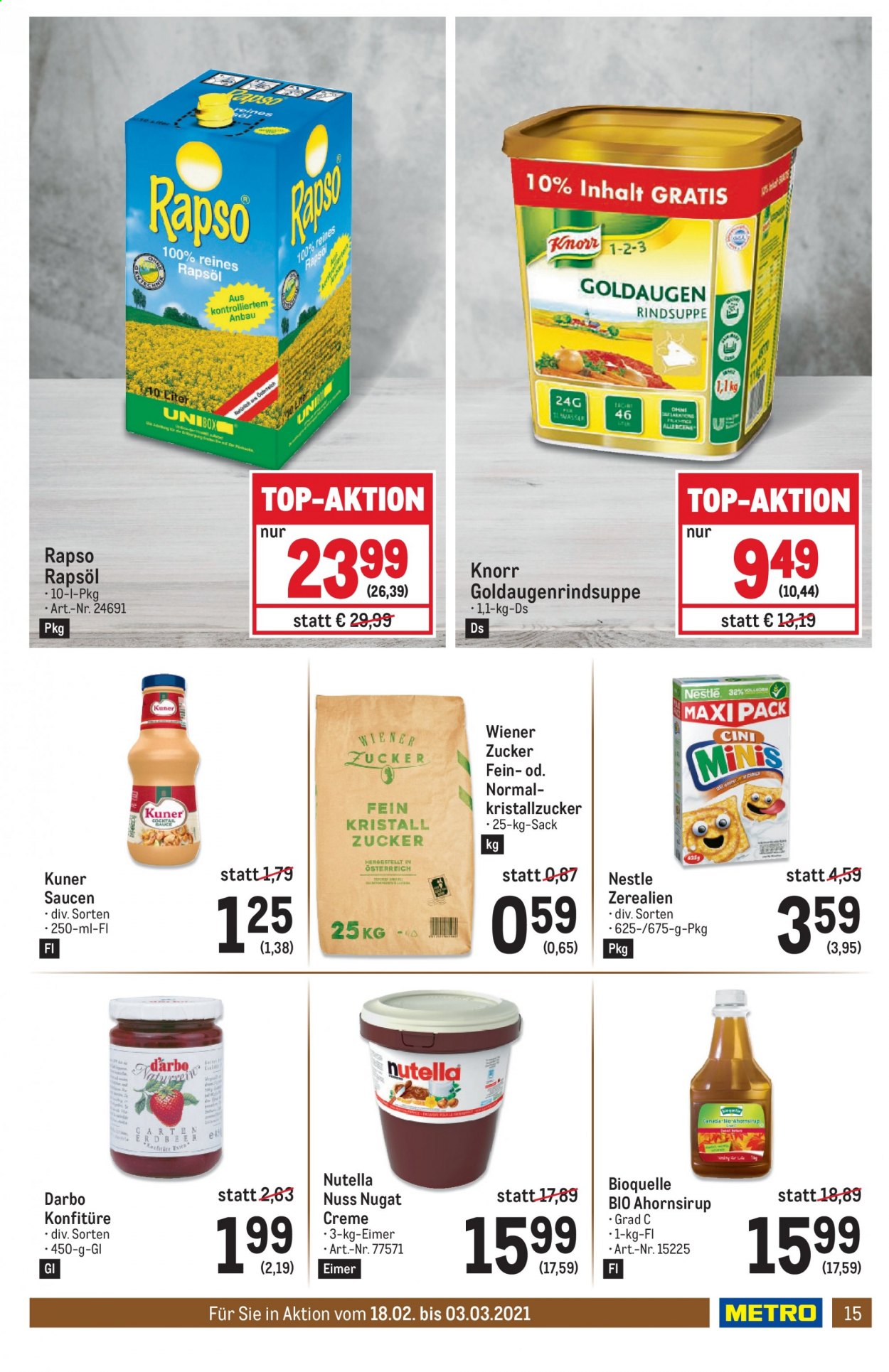 Angebote Metro - 18.2.2021 - 3.3.2021. Seite 15