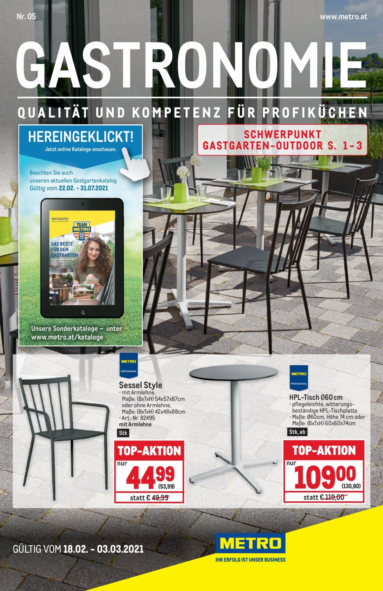 Angebote Metro - 18.2.2021 - 3.3.2021. Seite 1