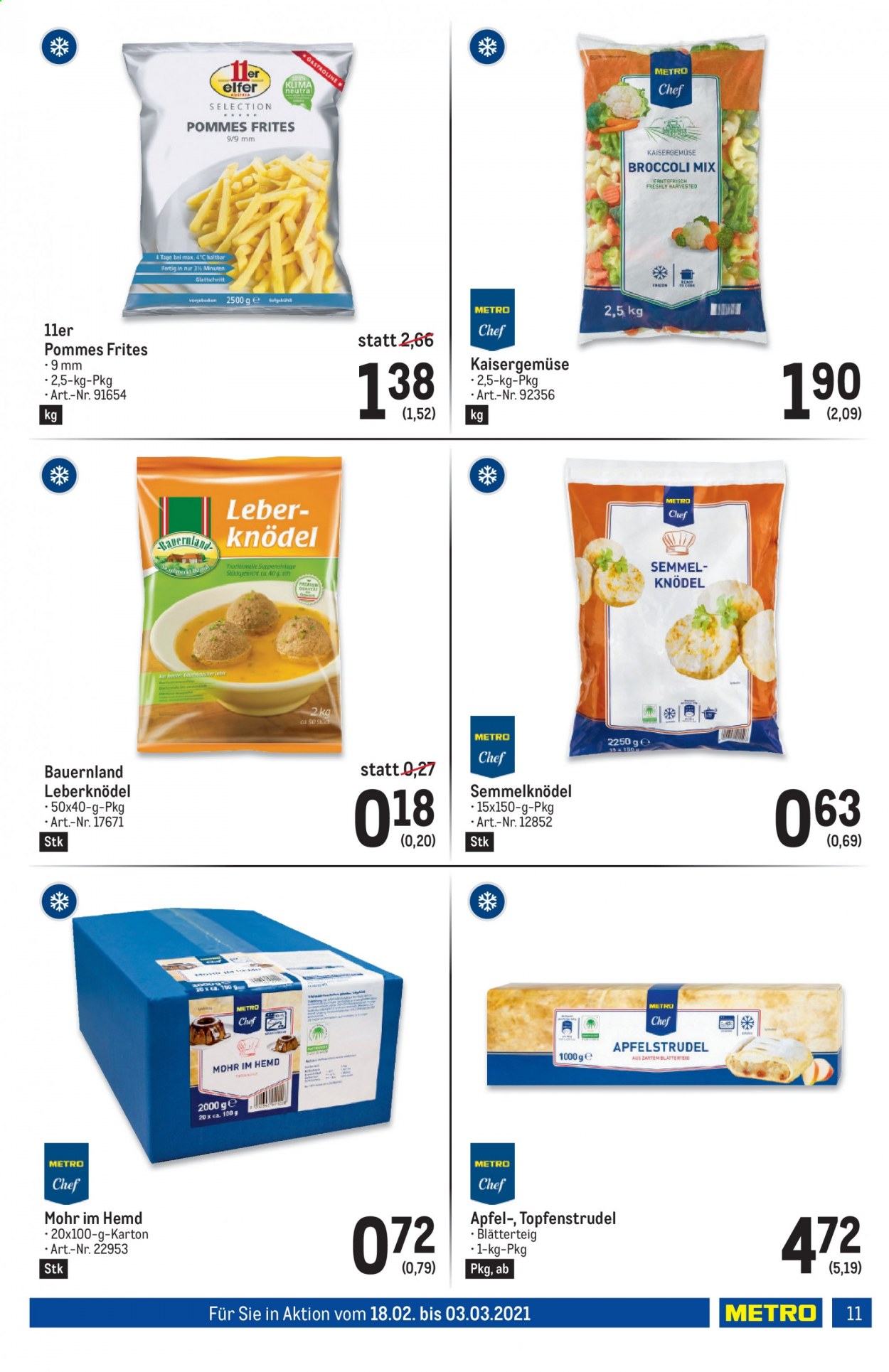 Angebote Metro - 18.2.2021 - 3.3.2021. Seite 11